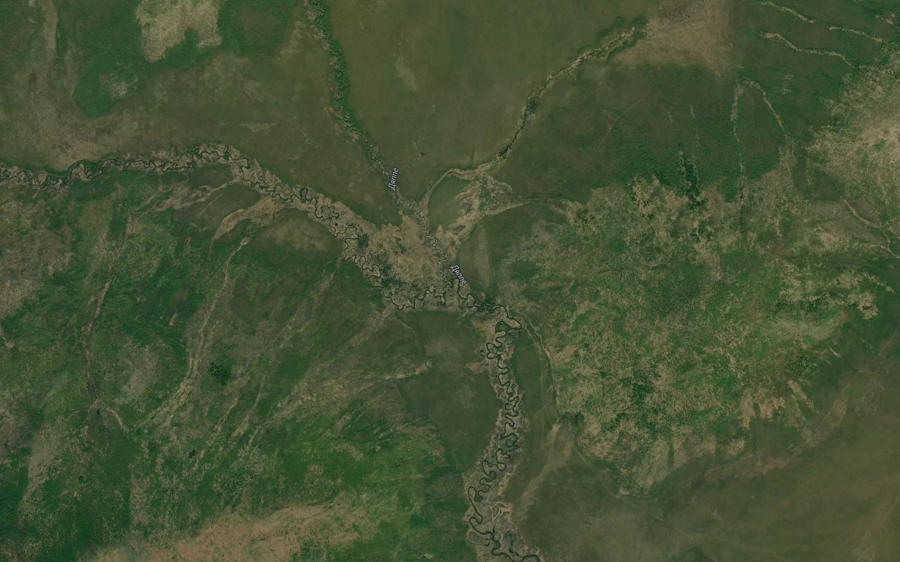 Satellite map of the Dyappe