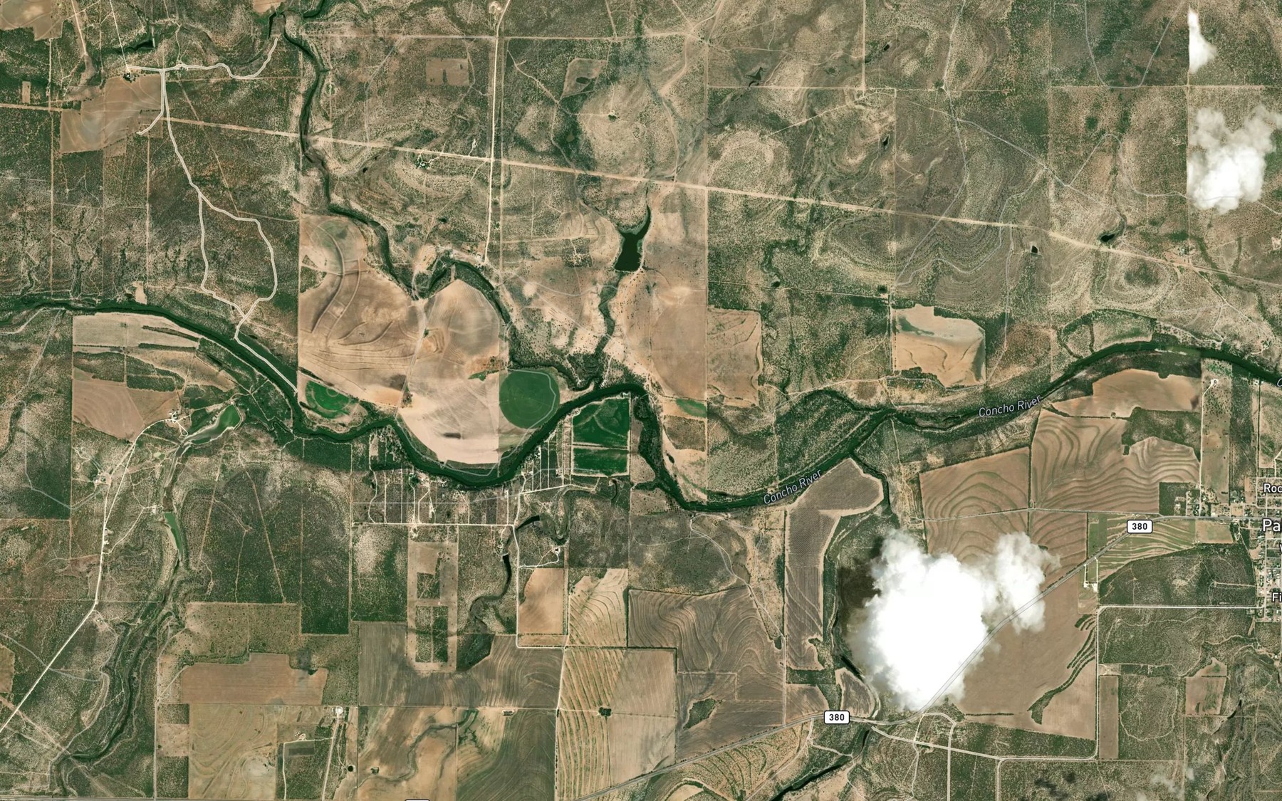 Satellite map of the Allison Lake