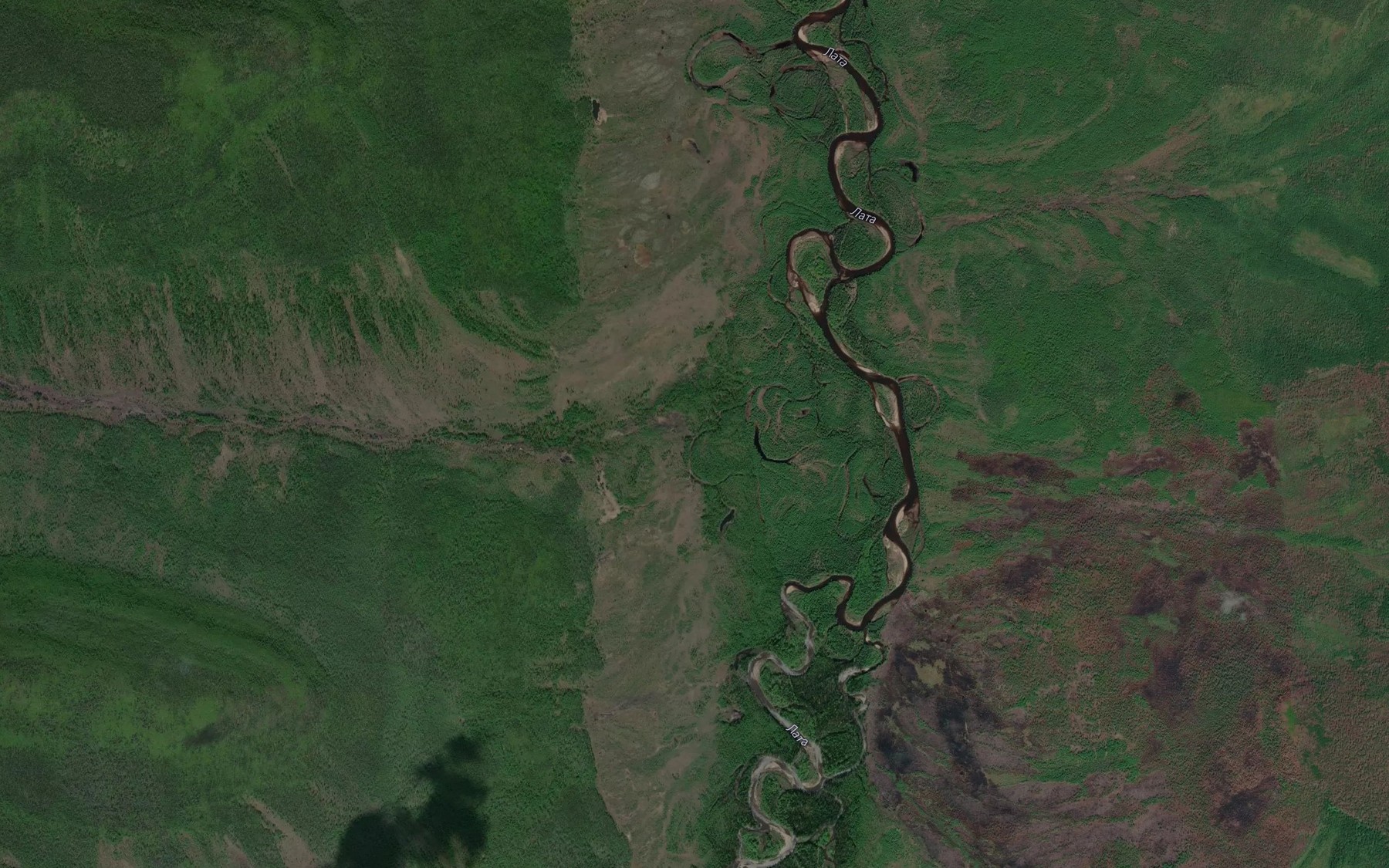 Satellite map of the Tala