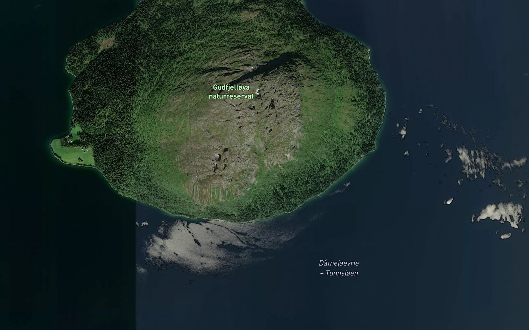 Satellite map of the Snoskredbekken