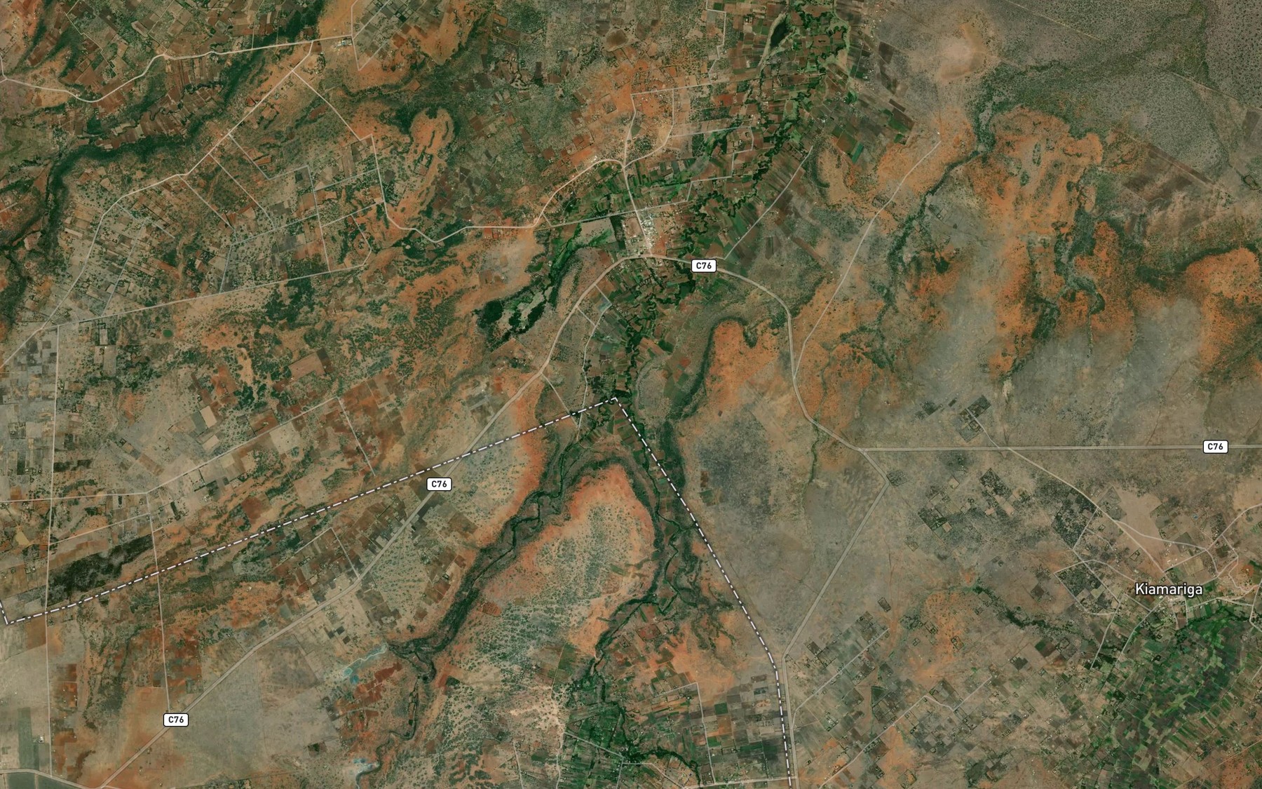 Satellite map of the Moridjo