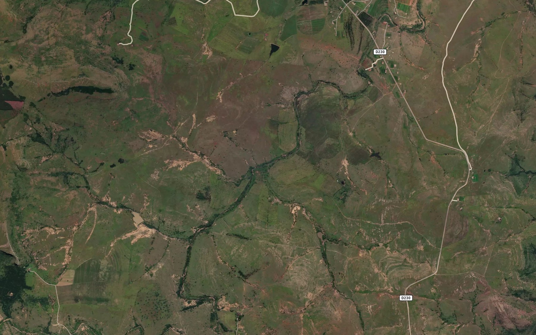 Satellite map of the Mlambotshwala