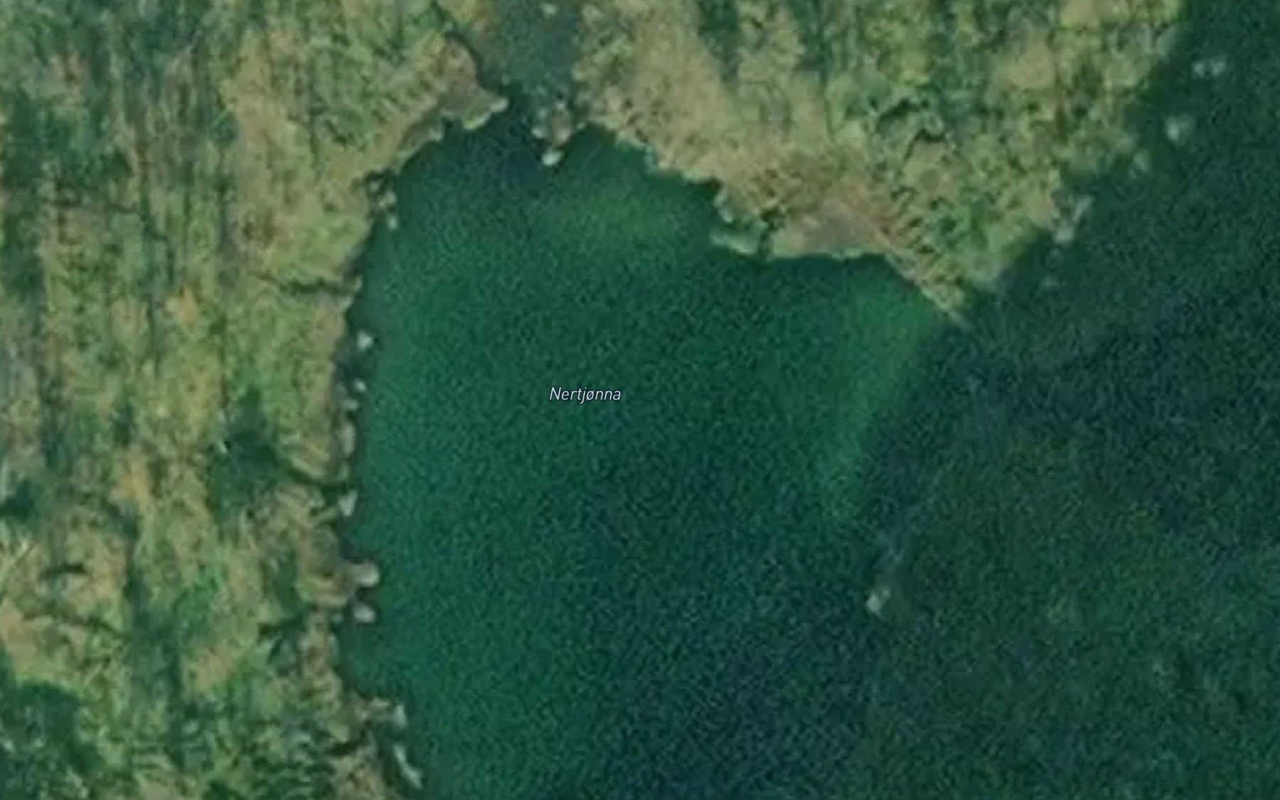 Satellite map of the Nertjonna
