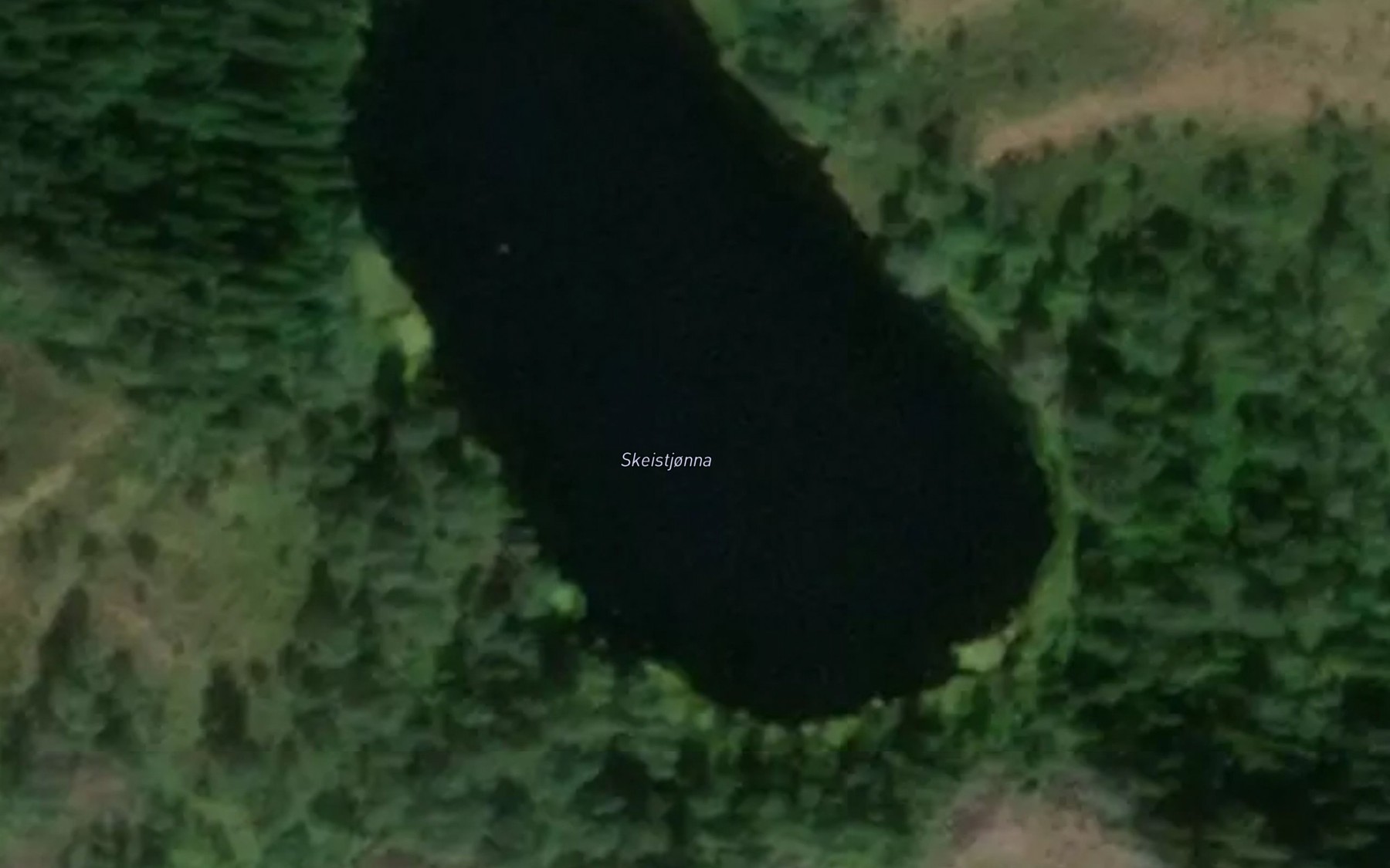 Satellite map of the Skjeistjorna