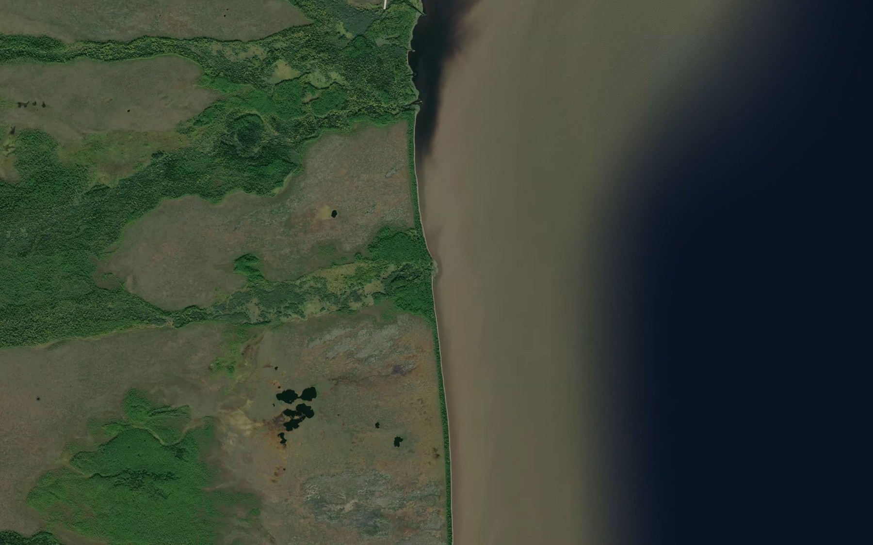 Satellite map of the Pervyy