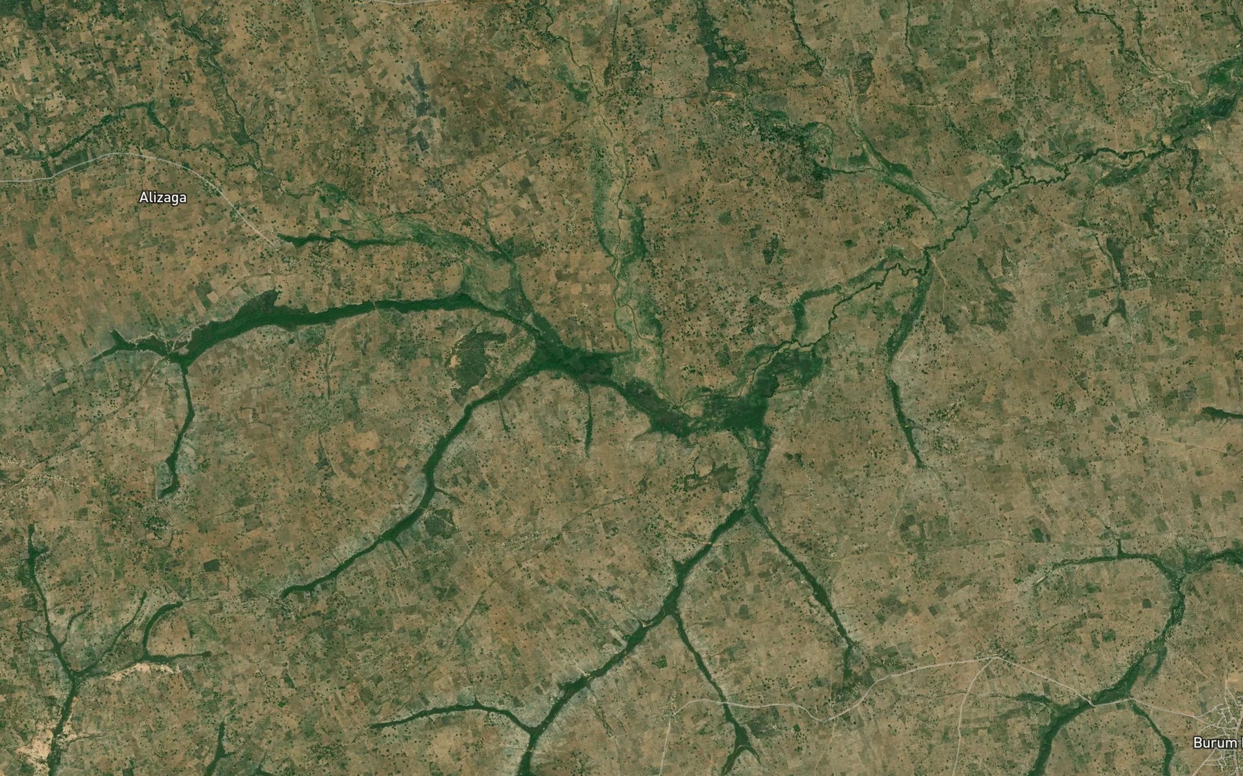 Satellite map of the RiverFadamaGaudi