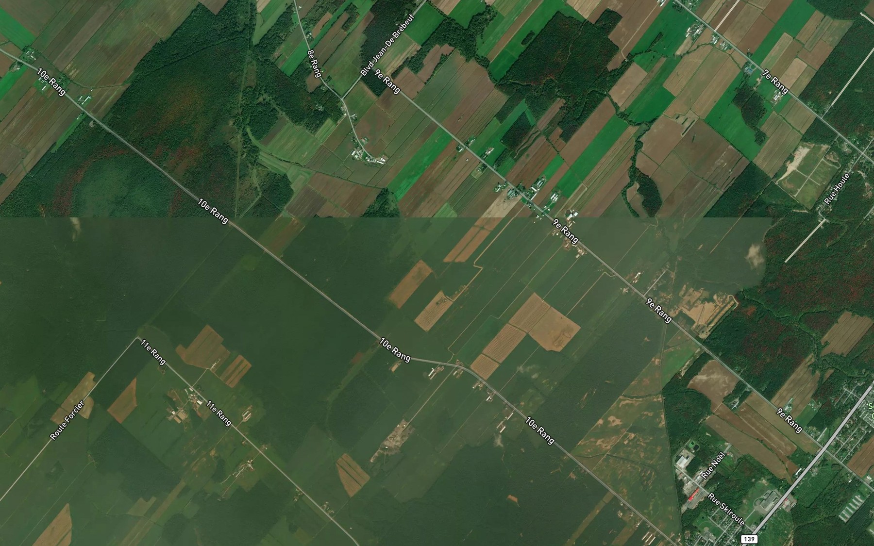 Satellite map of the Cours d'eau Turner