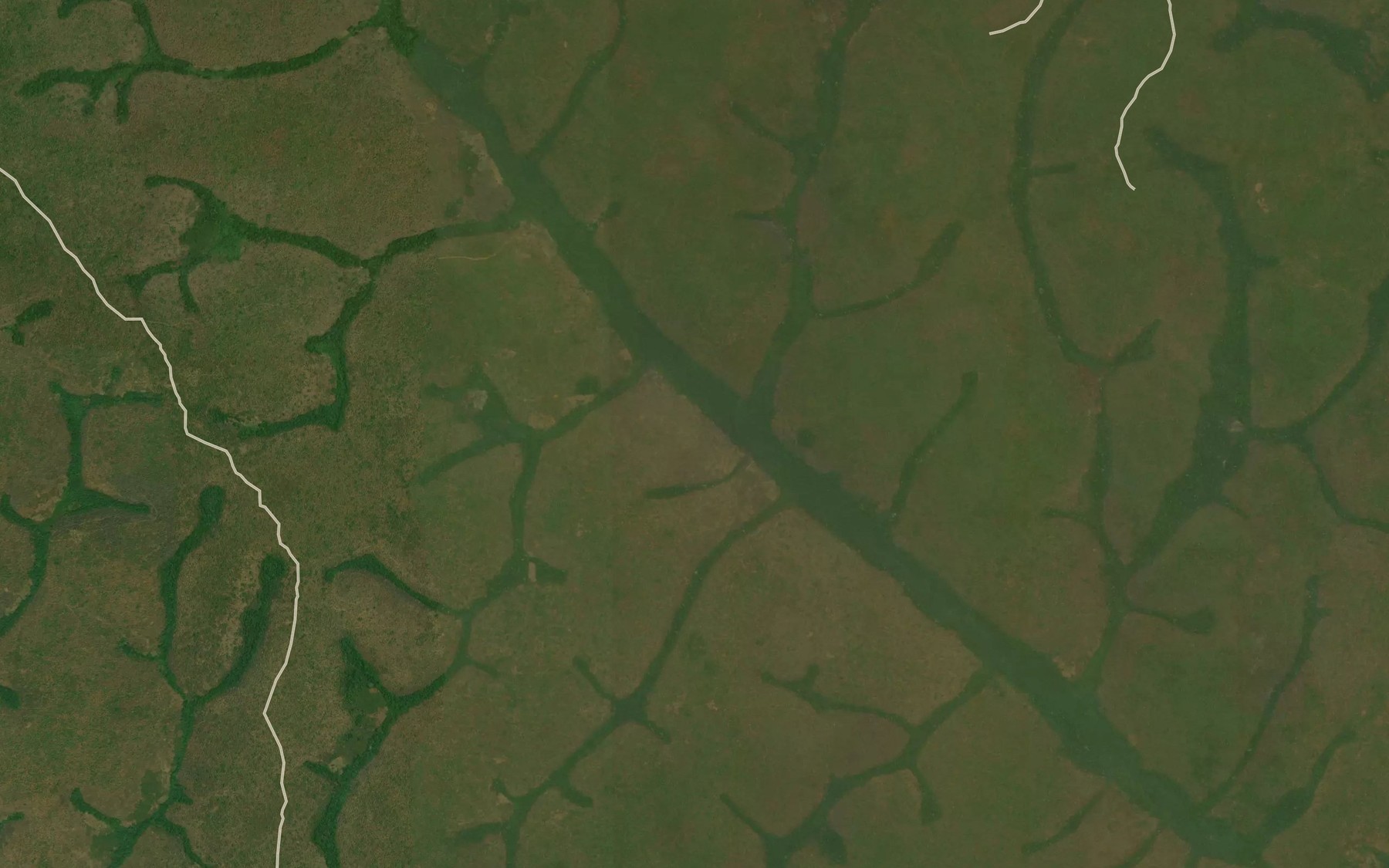Satellite map of the Gbeba