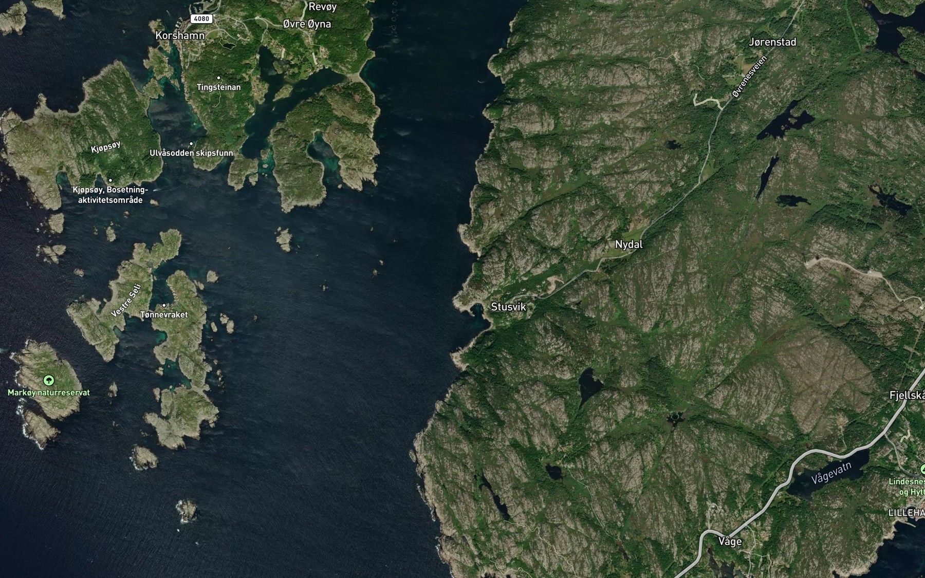 Satellite map of the Pannevika