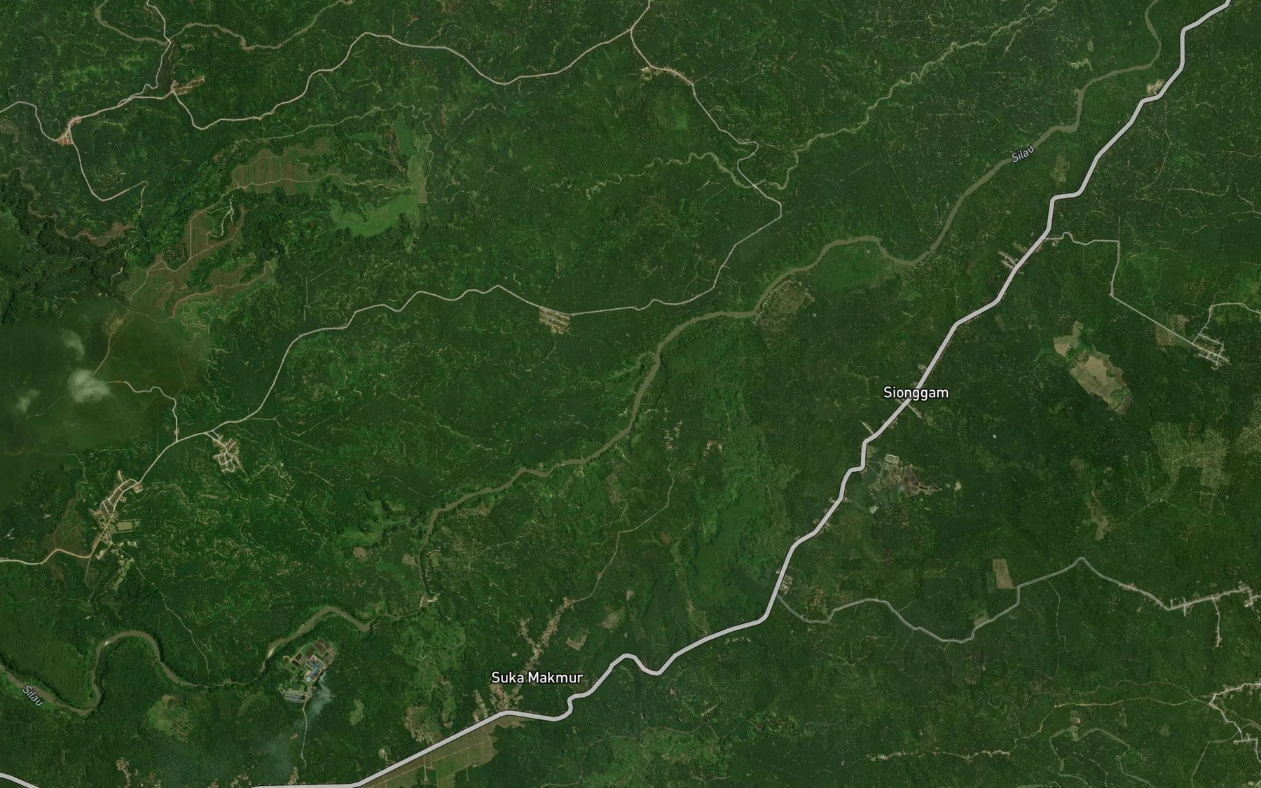 Satellite map of the Aek na Puluk
