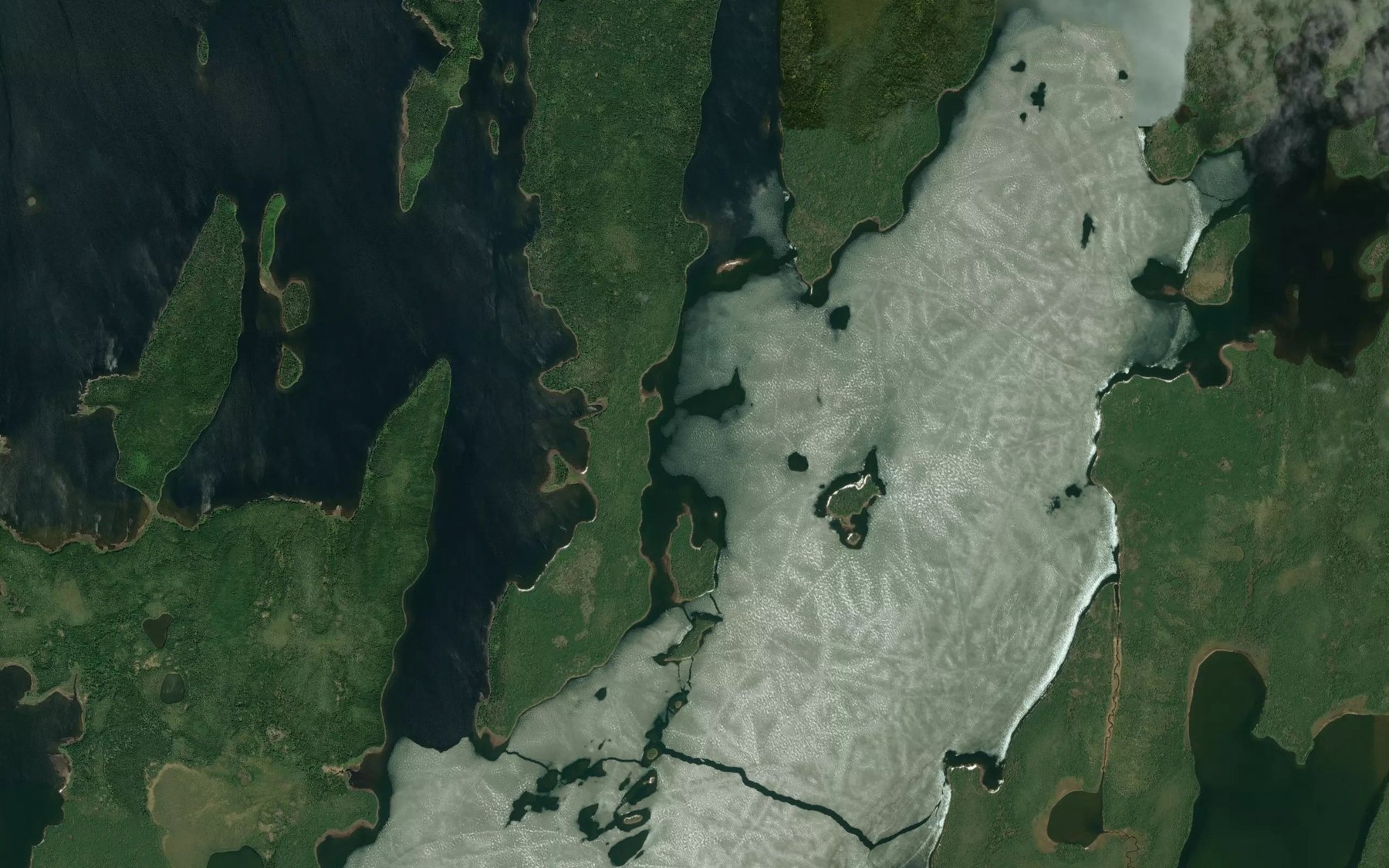 Satellite map of the Purdy Bay