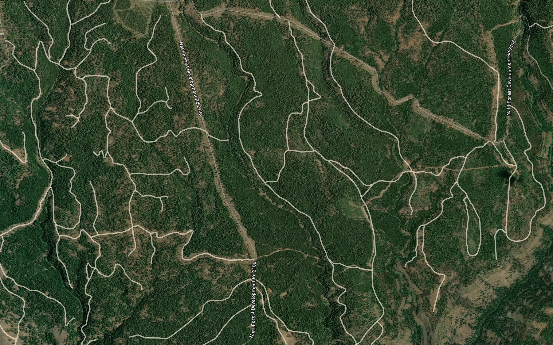 Satellite map of the Main Spring