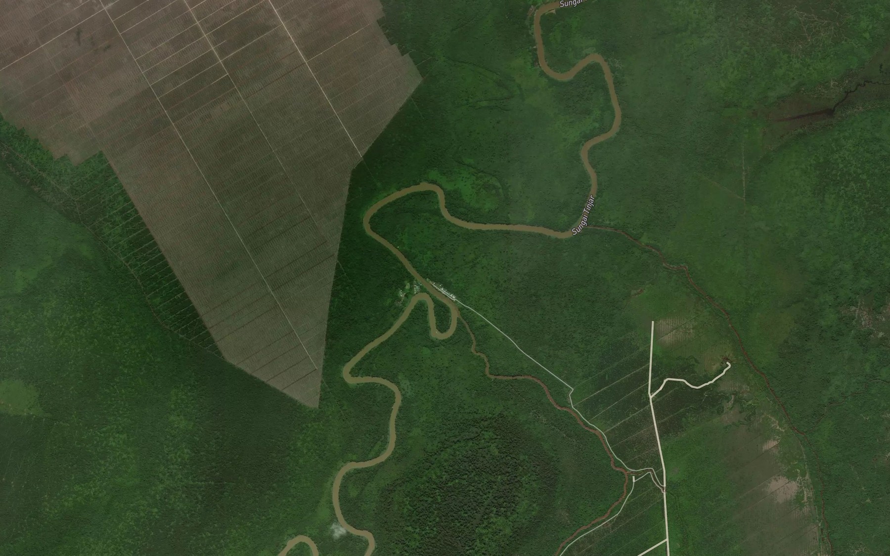Satellite map of the Sungai Teru