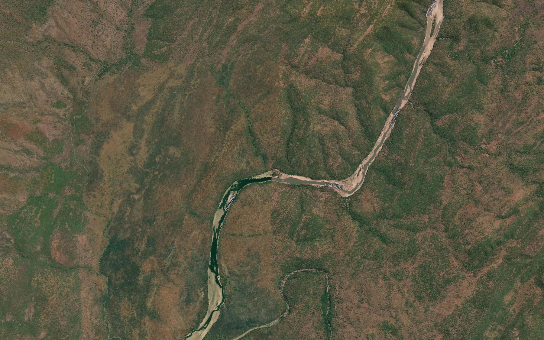 Satellite map of the Kampangala