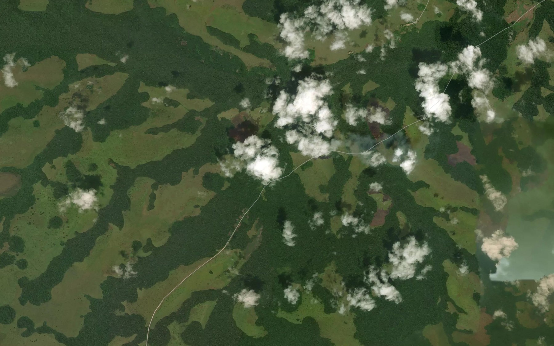 Satellite map of the Mbele