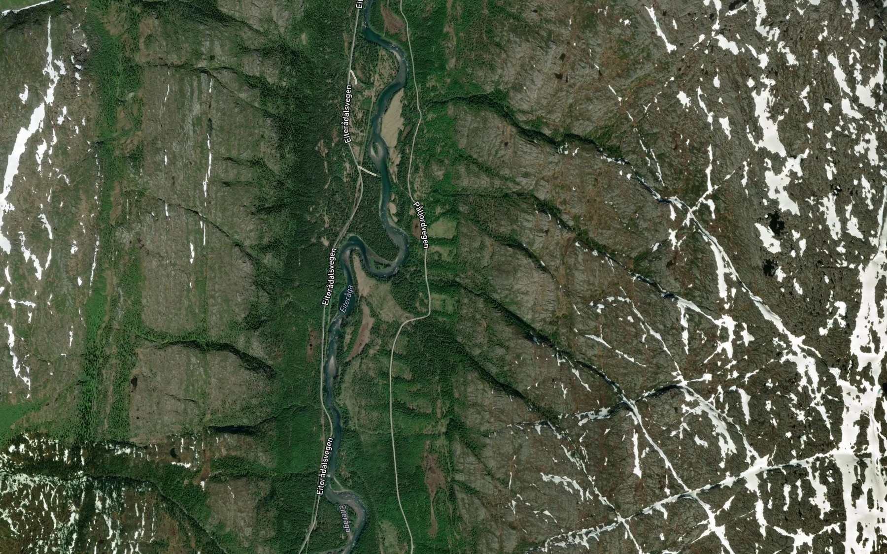 Satellite map of the Mollombekken