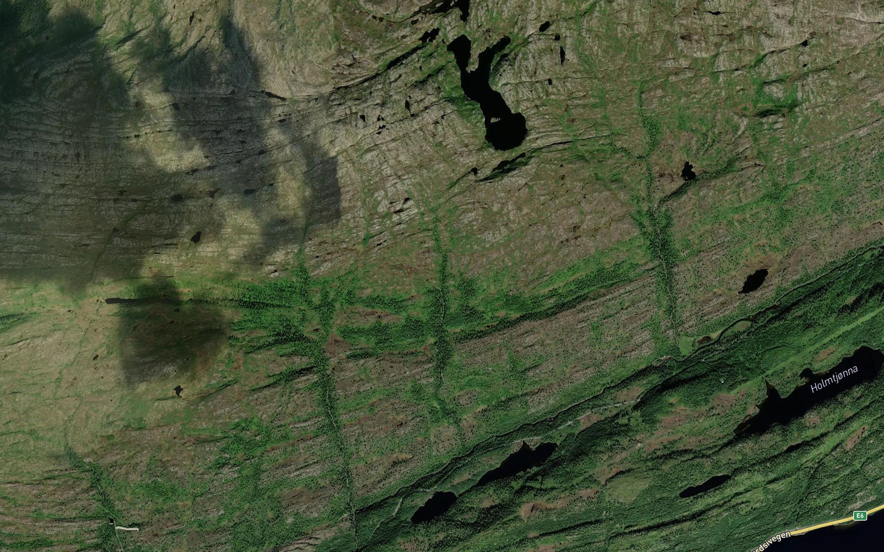 Satellite map of the Seterbekken