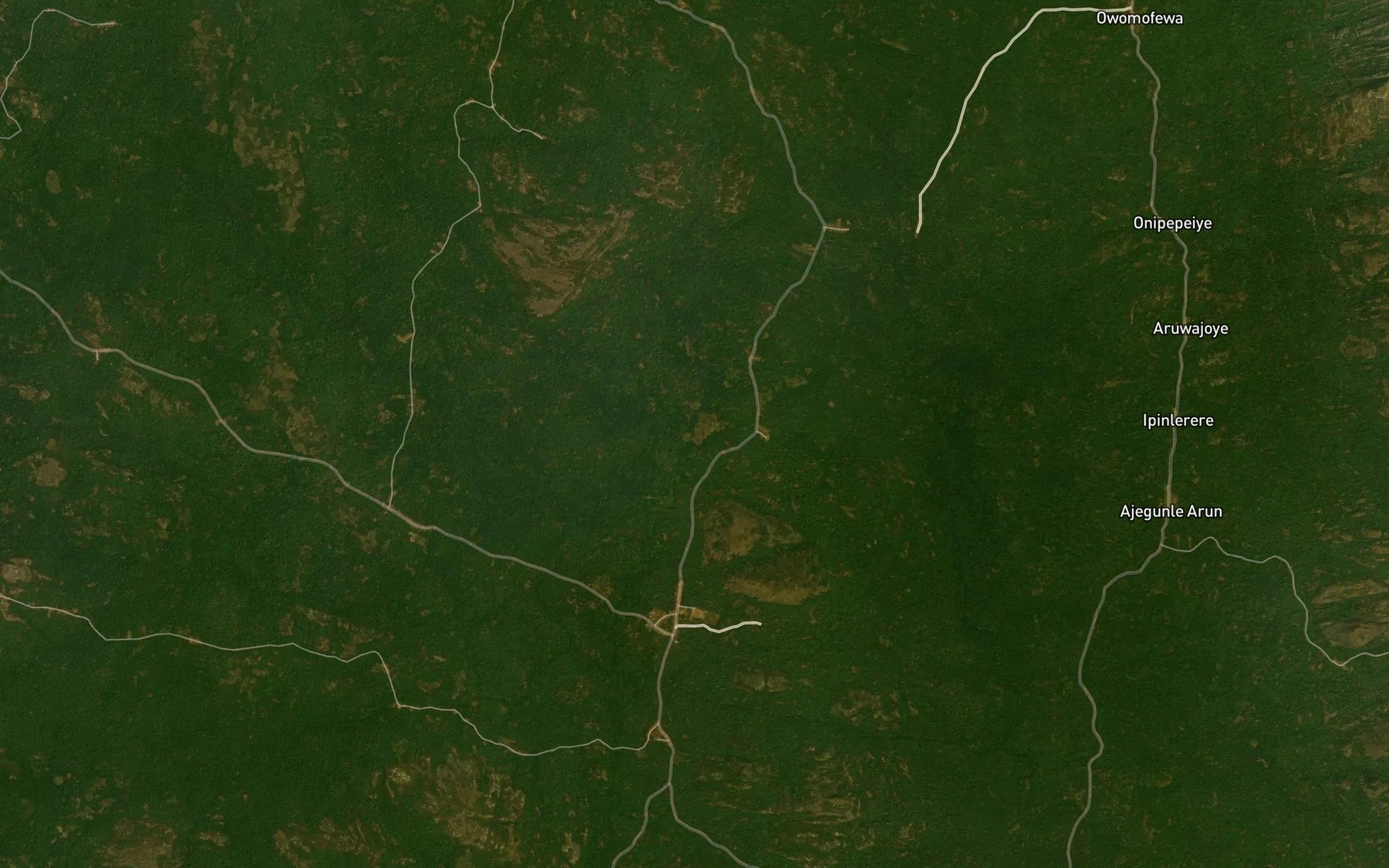 Satellite map of the River Iwo