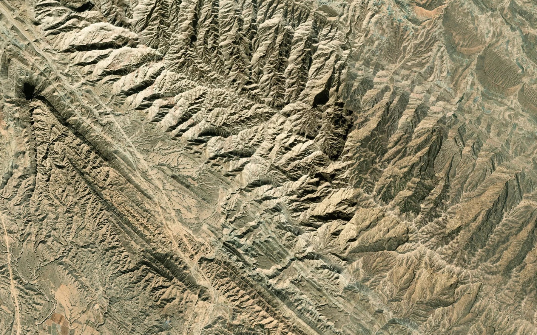 Satellite map of the Cheshmeh-ye Naderi
