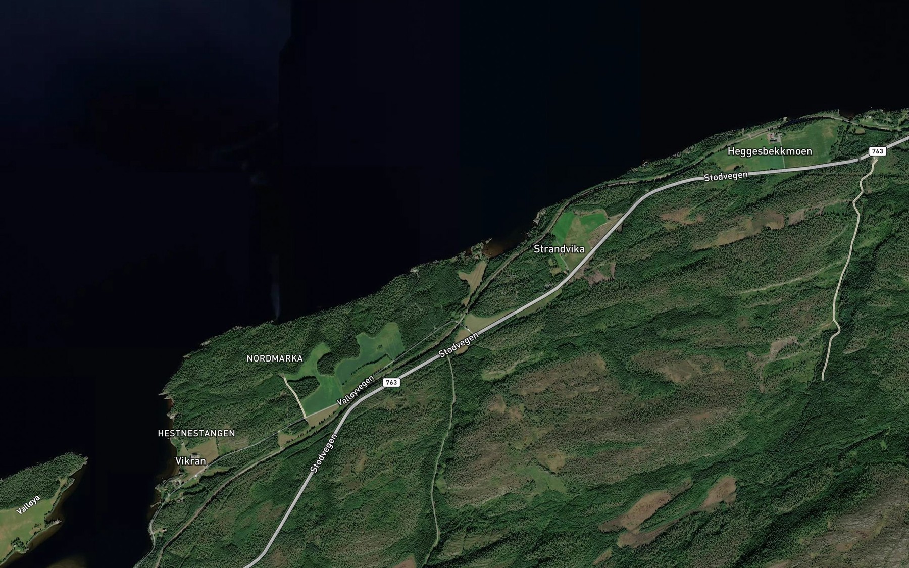 Satellite map of the Vestgardsbekken