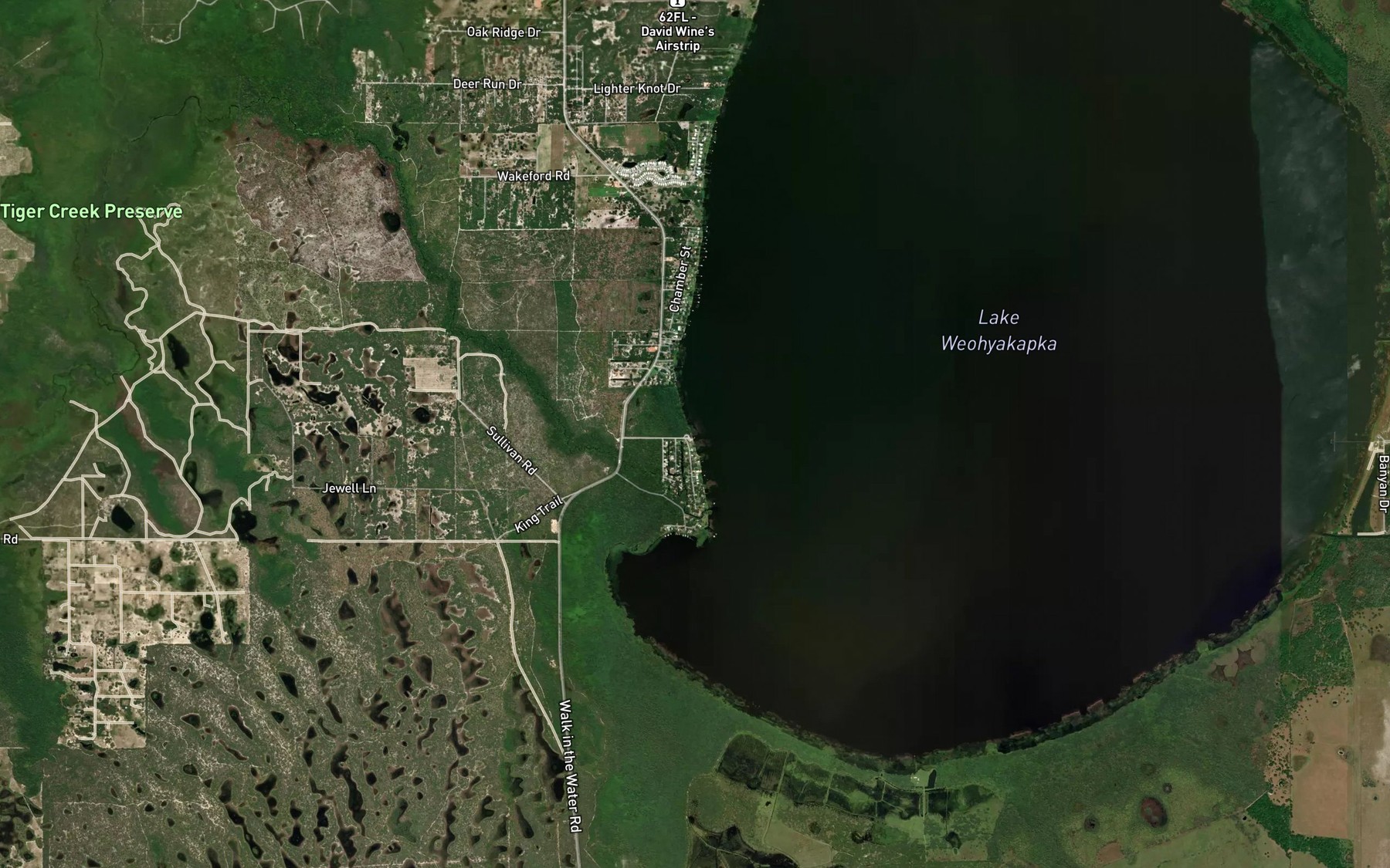 Satellite map of the Park