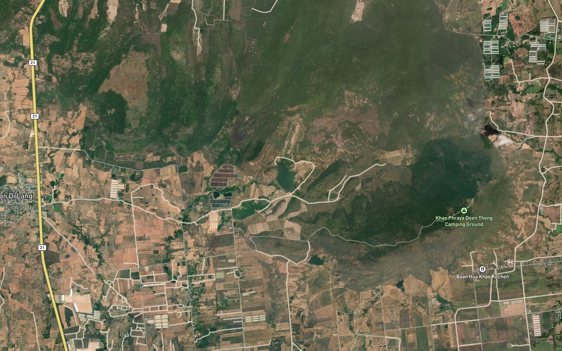 Satellite map of the Ang Kep Nam Huai Yang