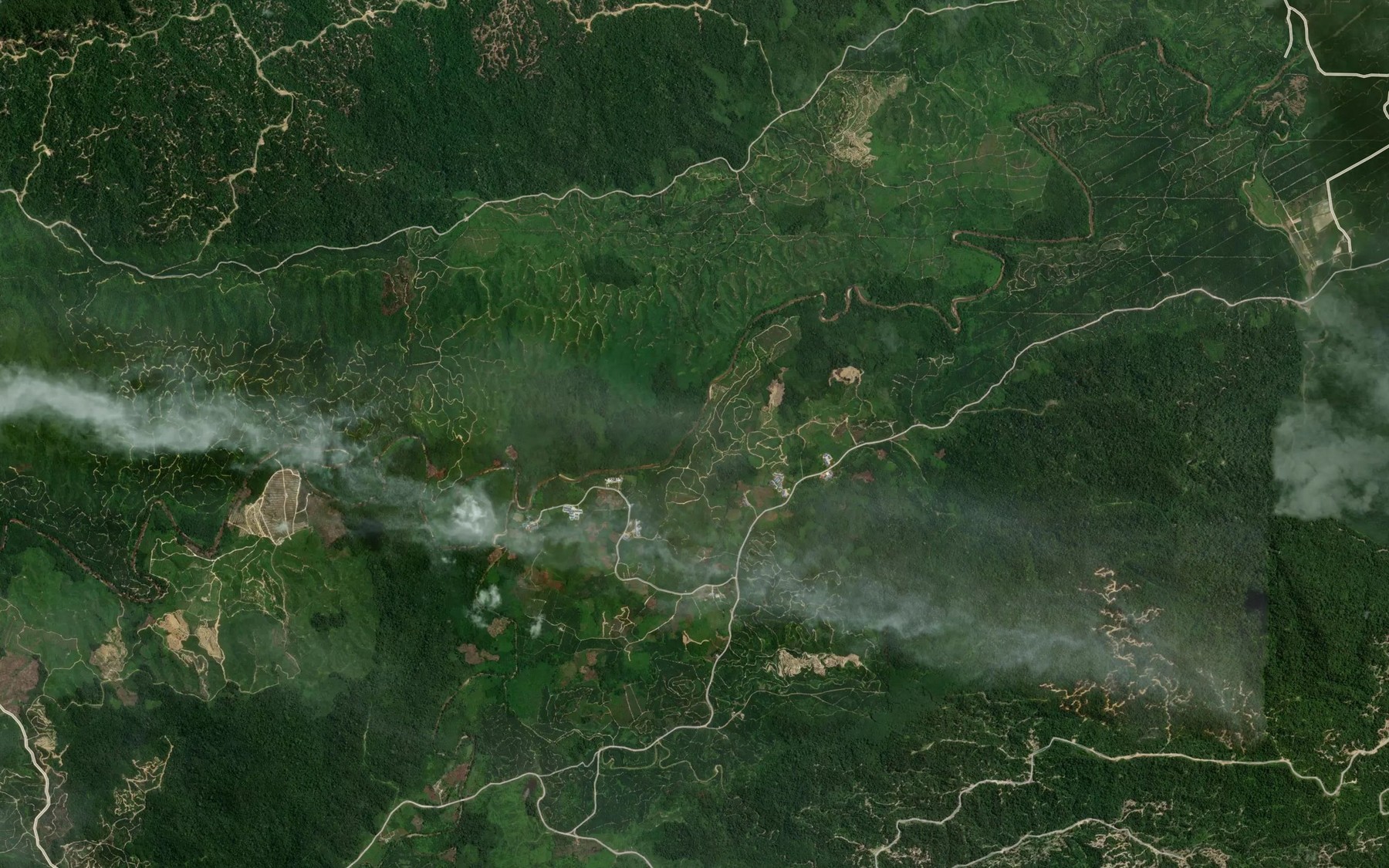 Satellite map of the Sungai Prah