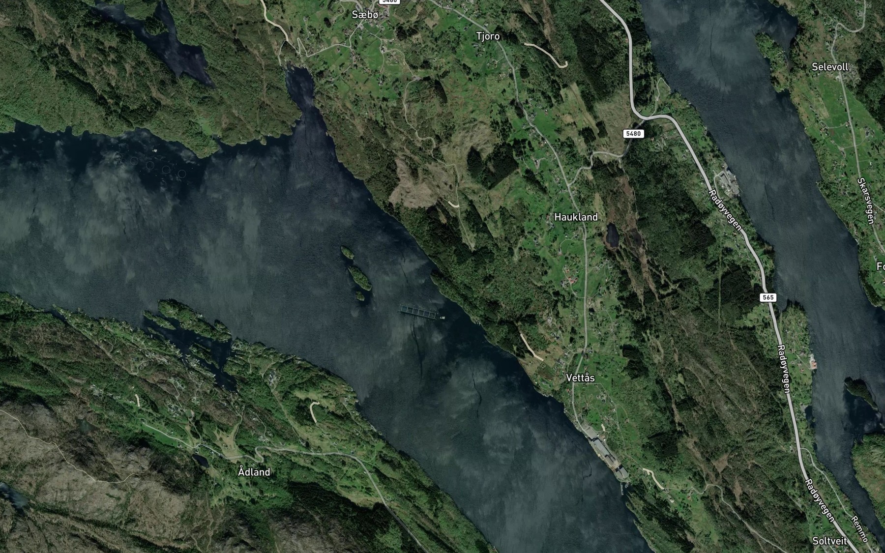 Satellite map of the Fureviki