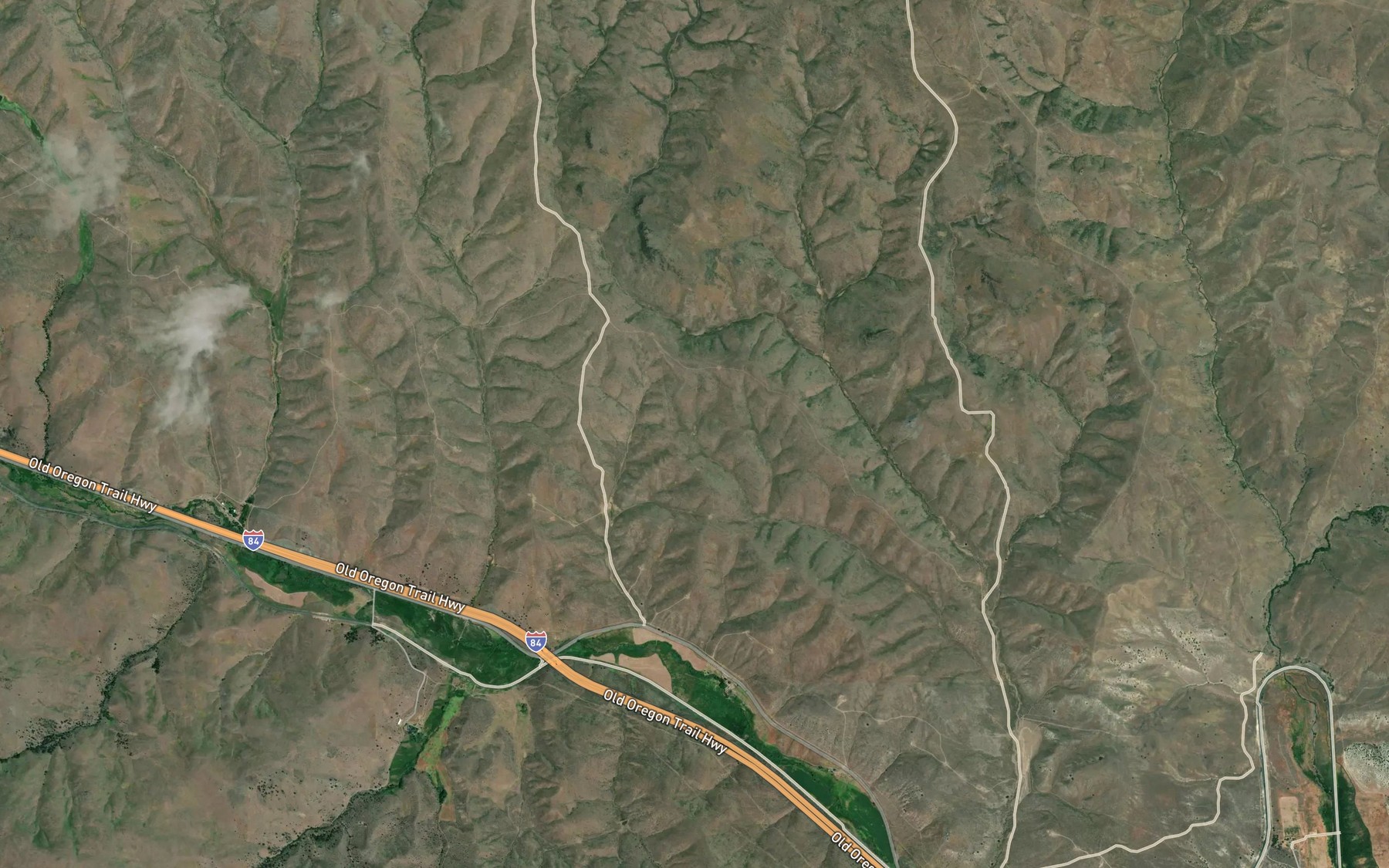 Satellite map of the D Reservoir