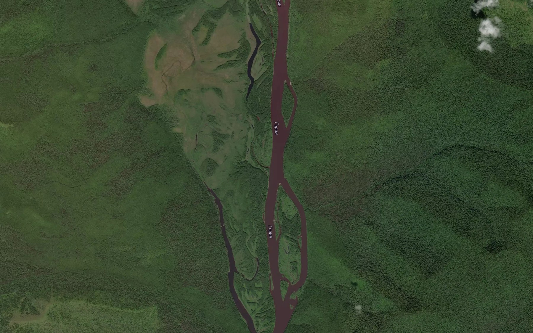 Satellite map of the Zolotoy