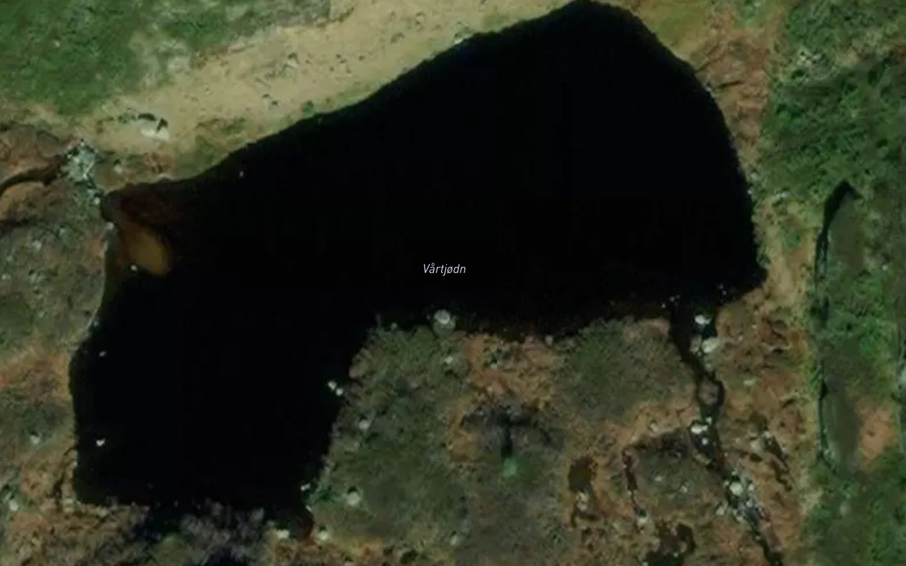 Satellite map of the Vartjodn