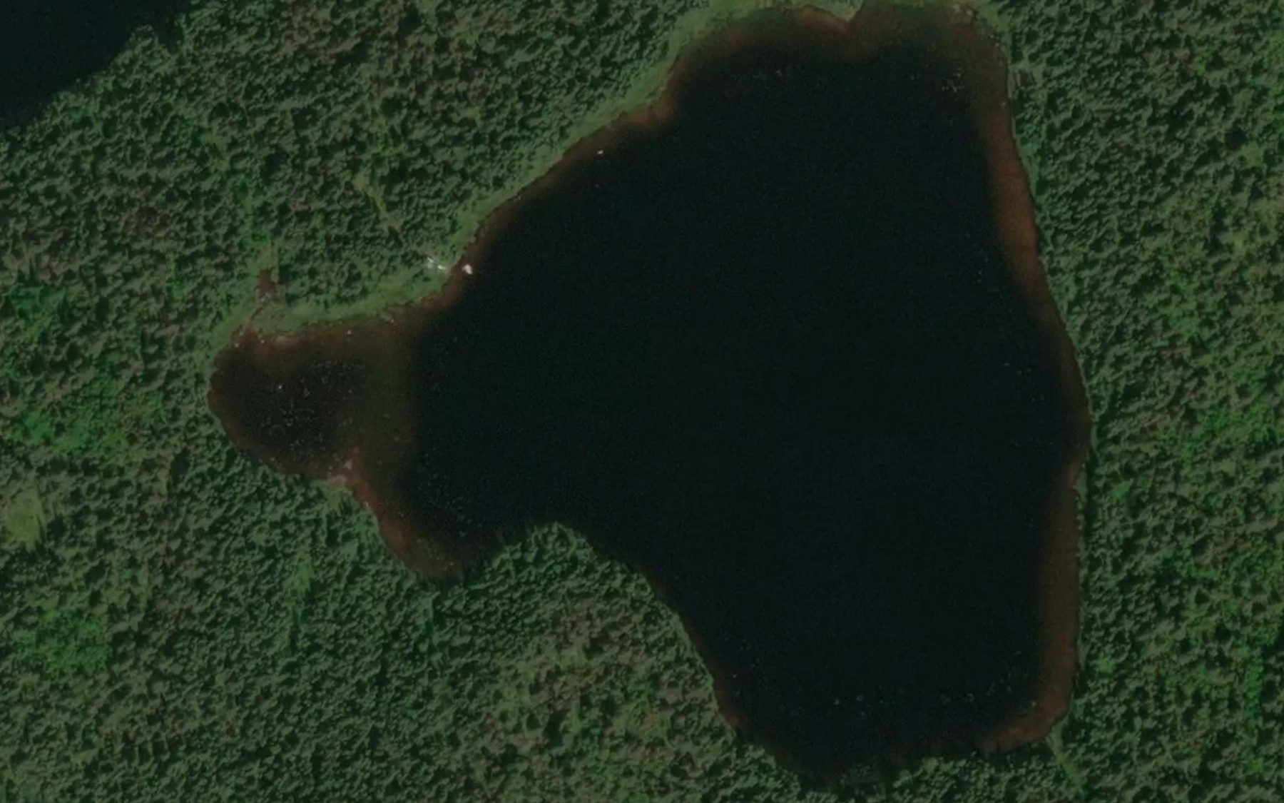 Satellite map of the Lac la Roche