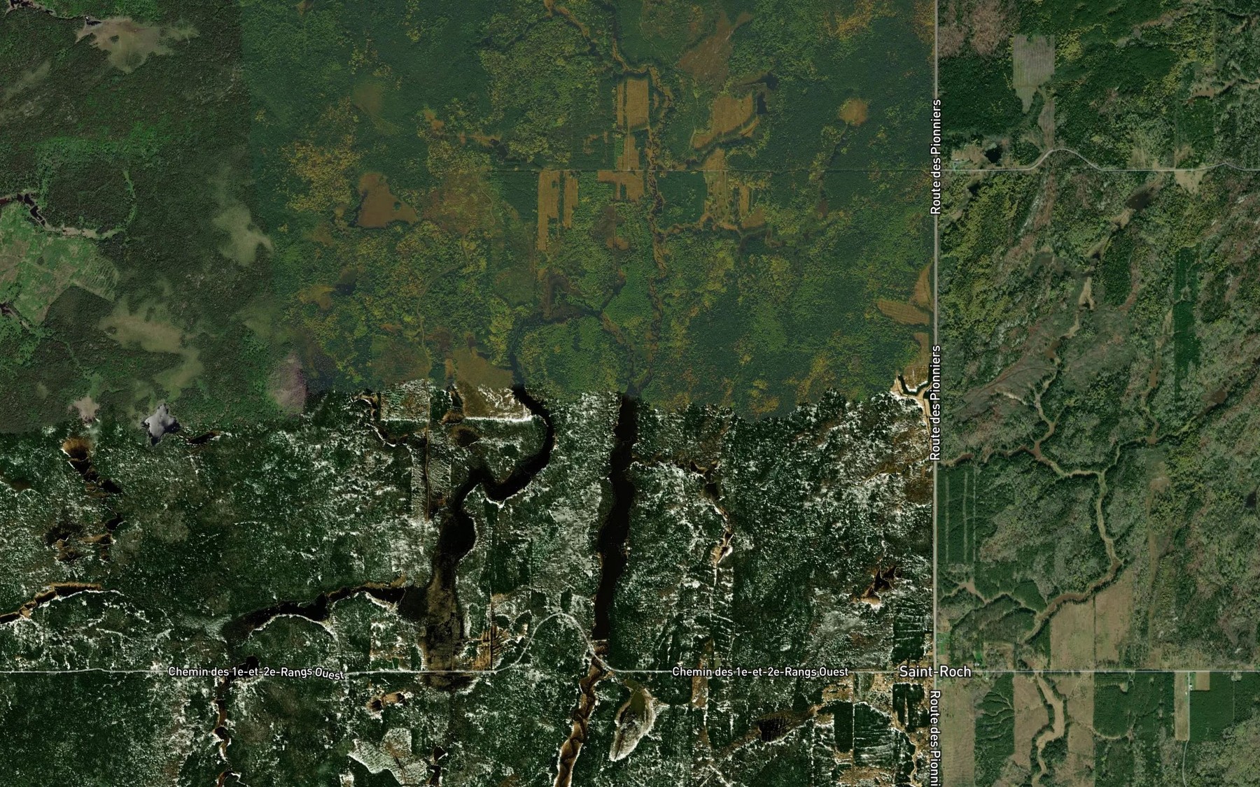 Satellite map of the Cours d'eau Talbot