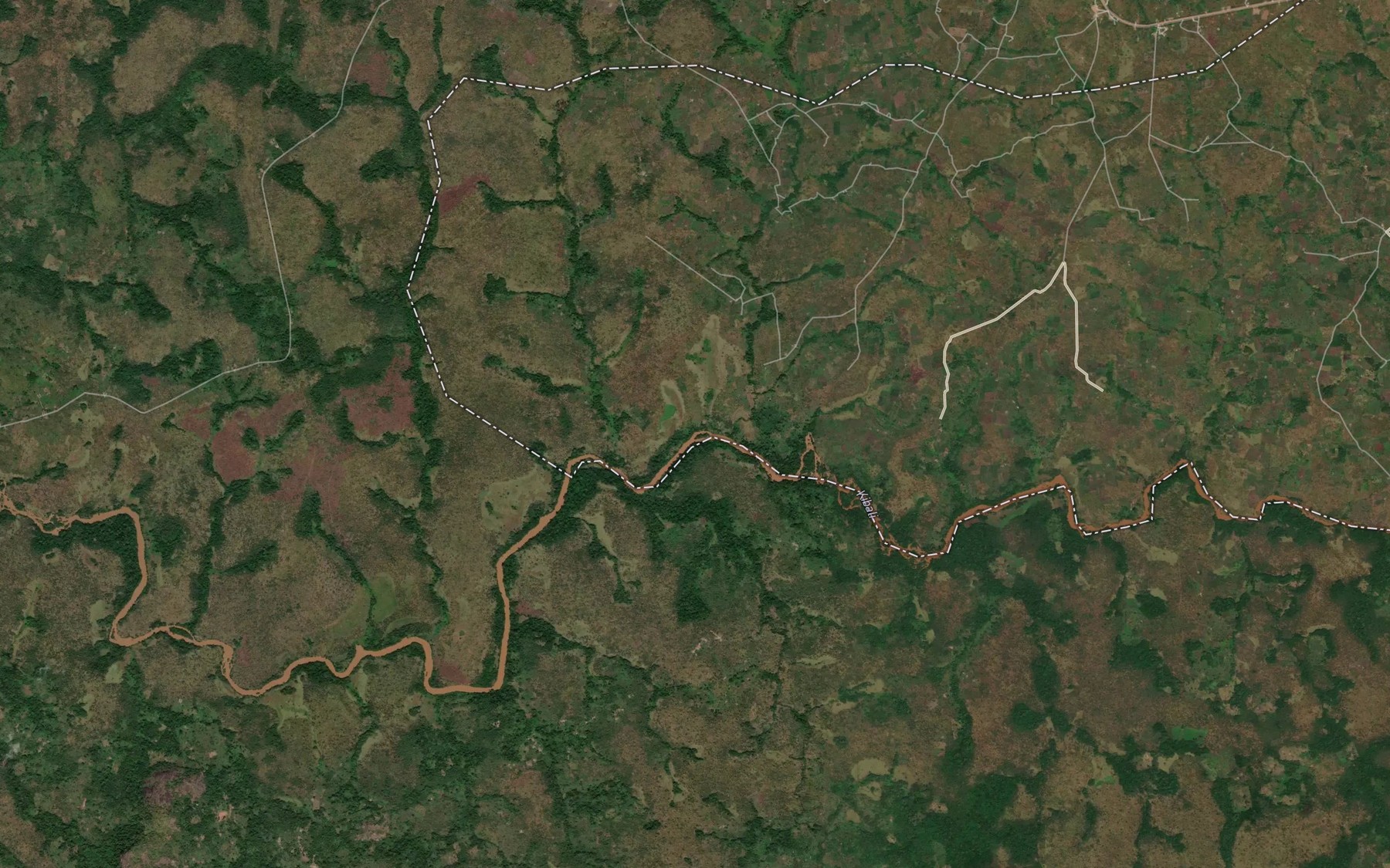 Satellite map of the Matazo