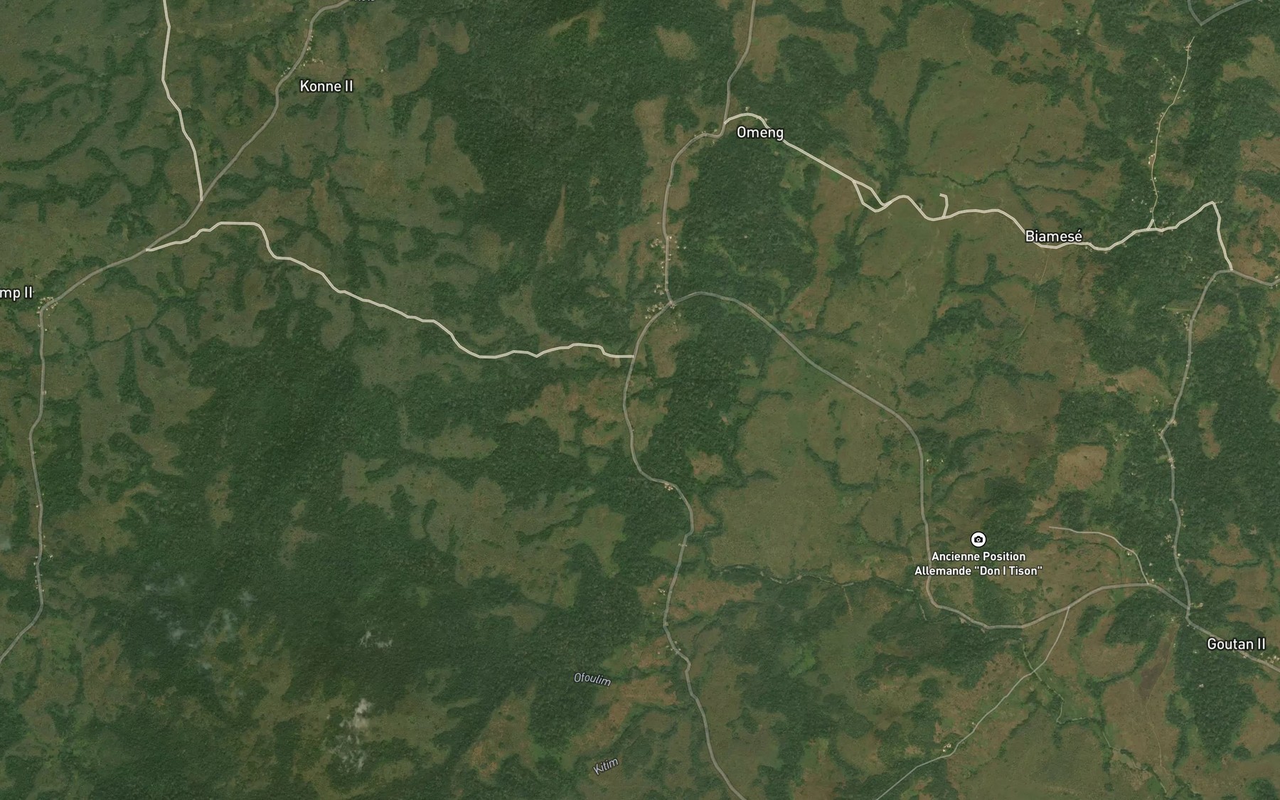 Satellite map of the Okole