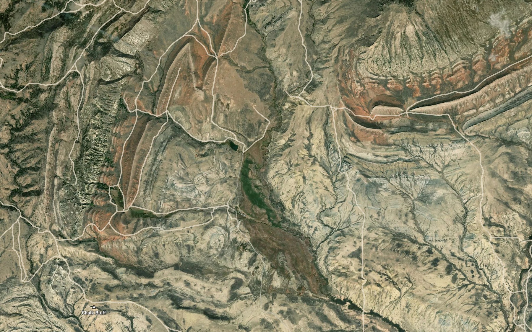 Satellite map of the Smith Creek