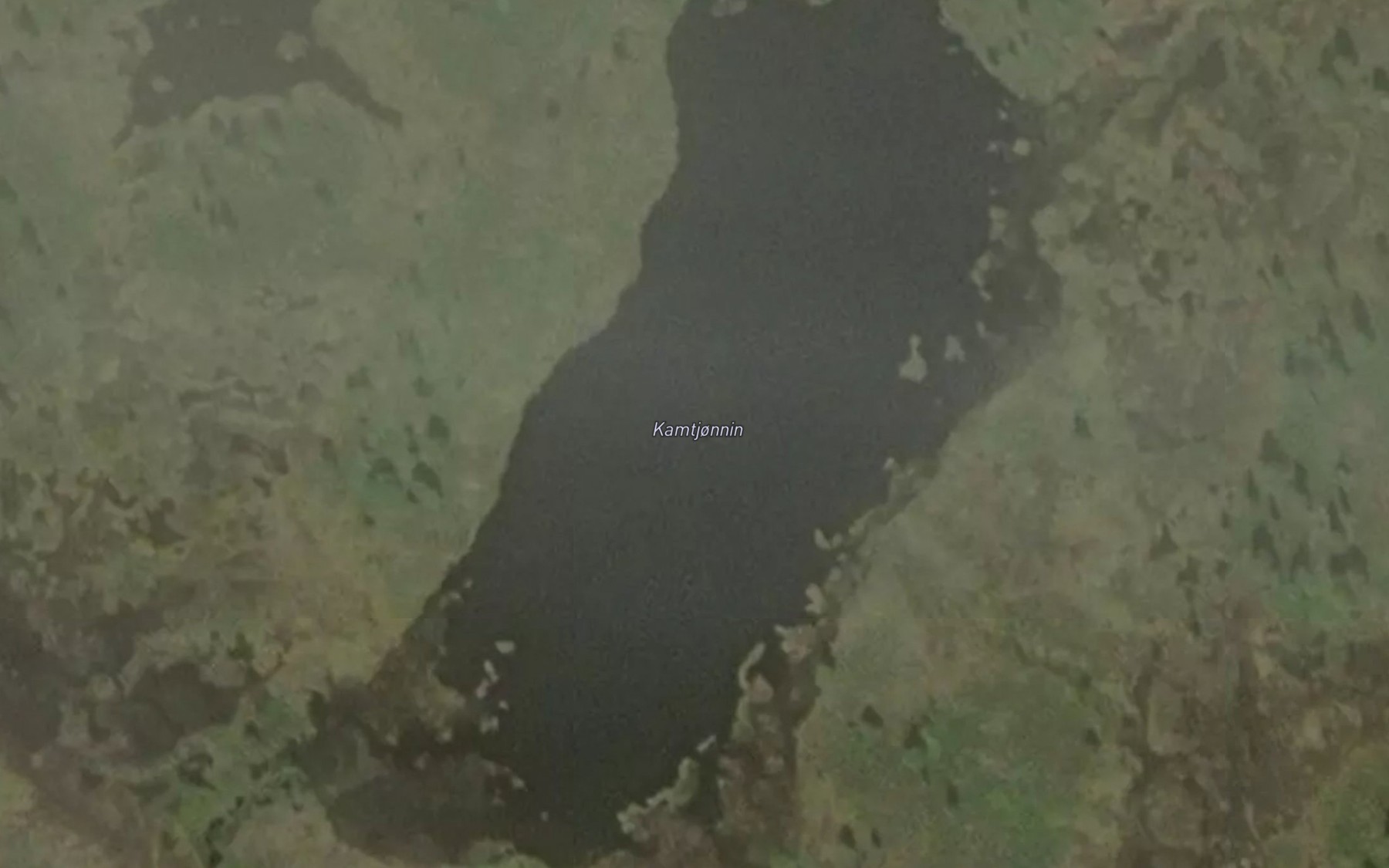 Satellite map of the Kamtjornin