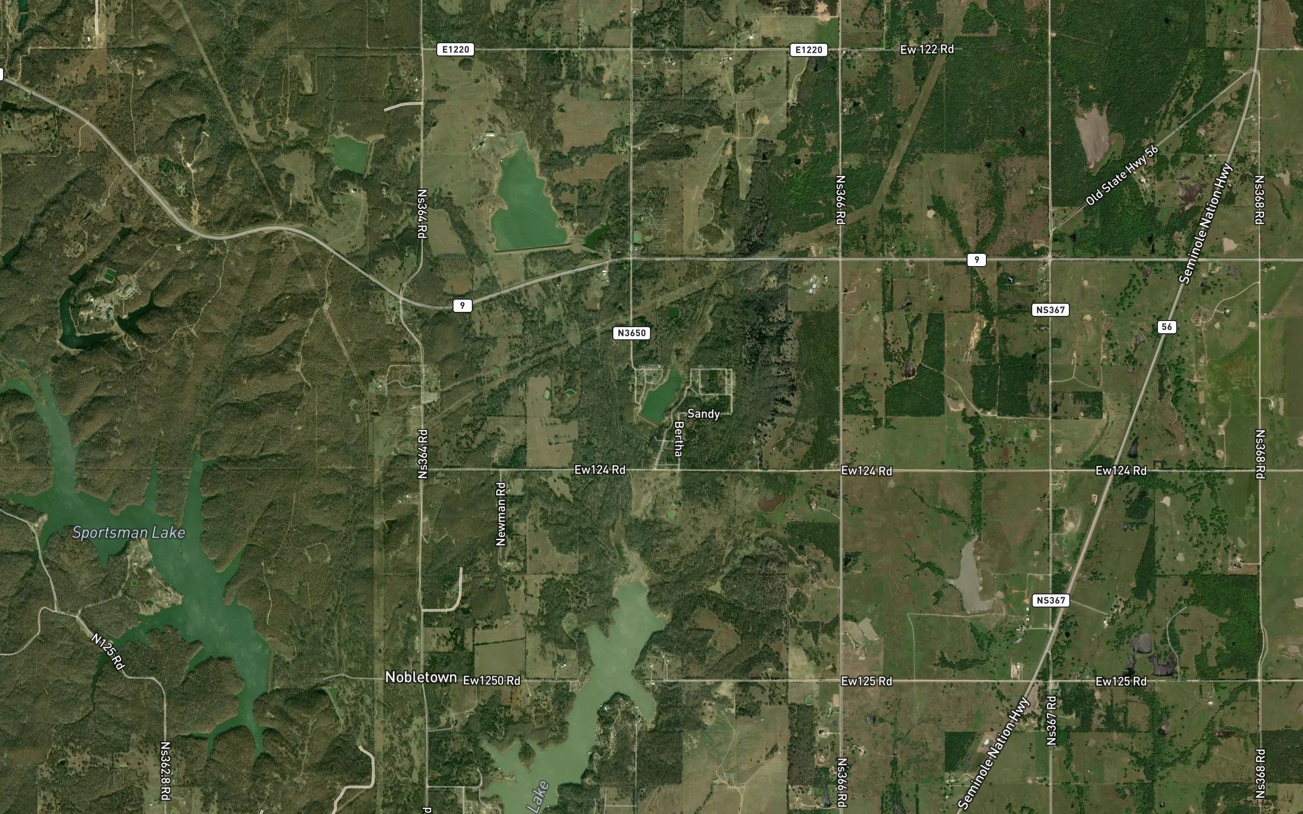 Big Wewoka Creek Site 25 Reservoir