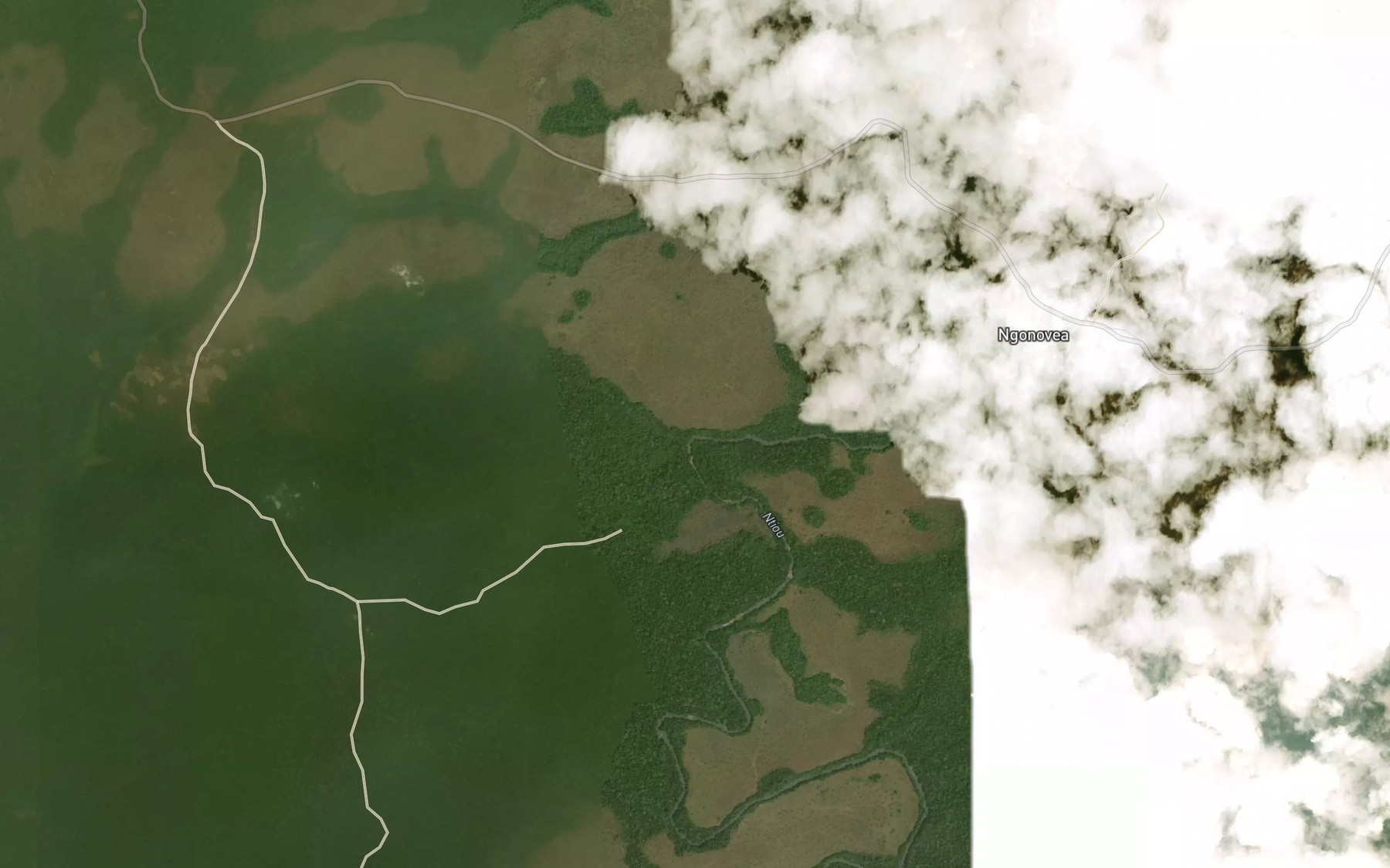 Satellite map of the Apom