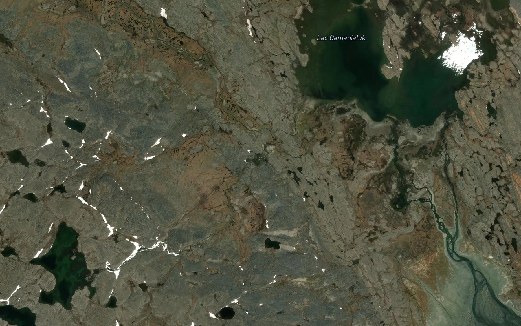 Satellite map of the Lac Kuurqusaup Qamaniapinga