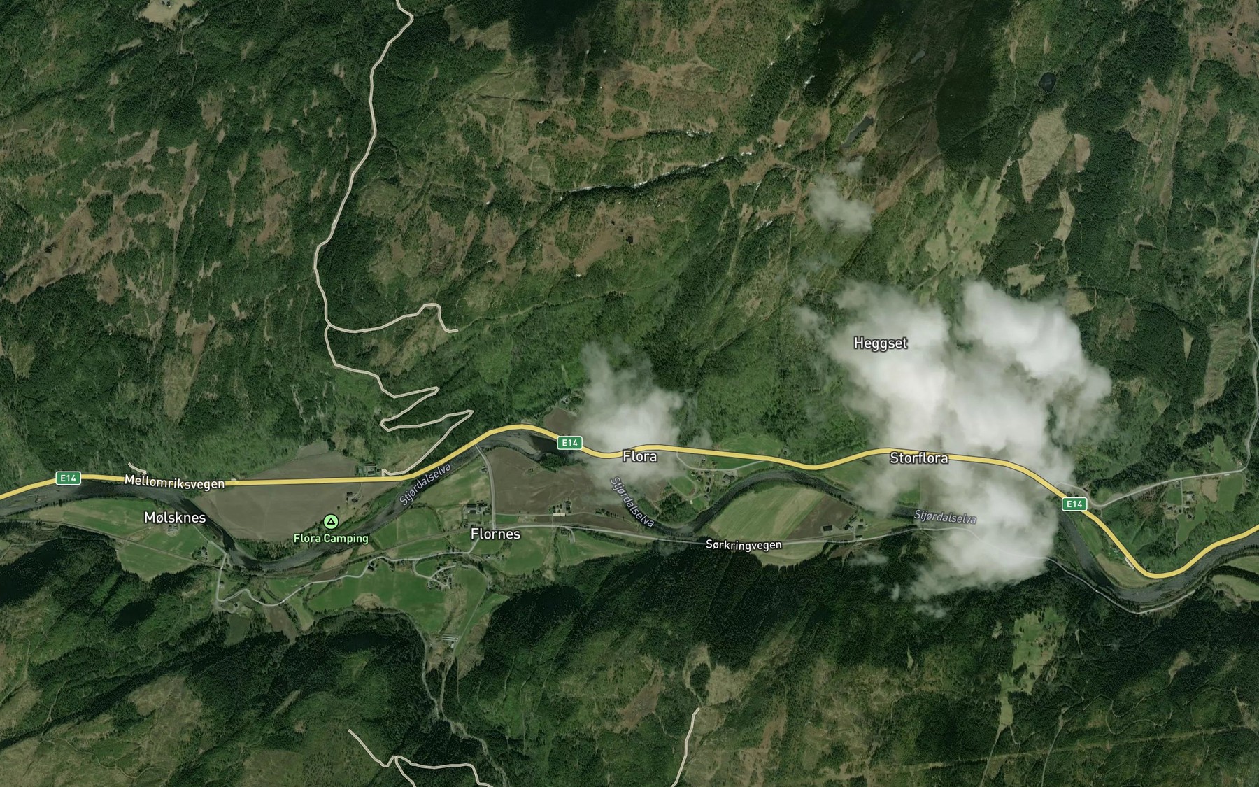 Satellite map of the Vargholbekken