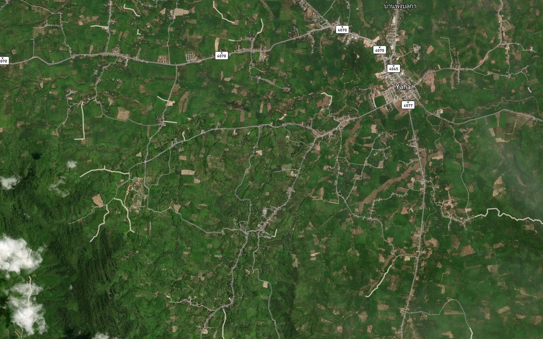 Satellite map of the Khlong Pu Lae