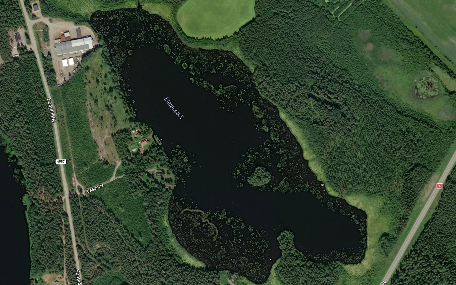 Satellite map of the Etelaselka