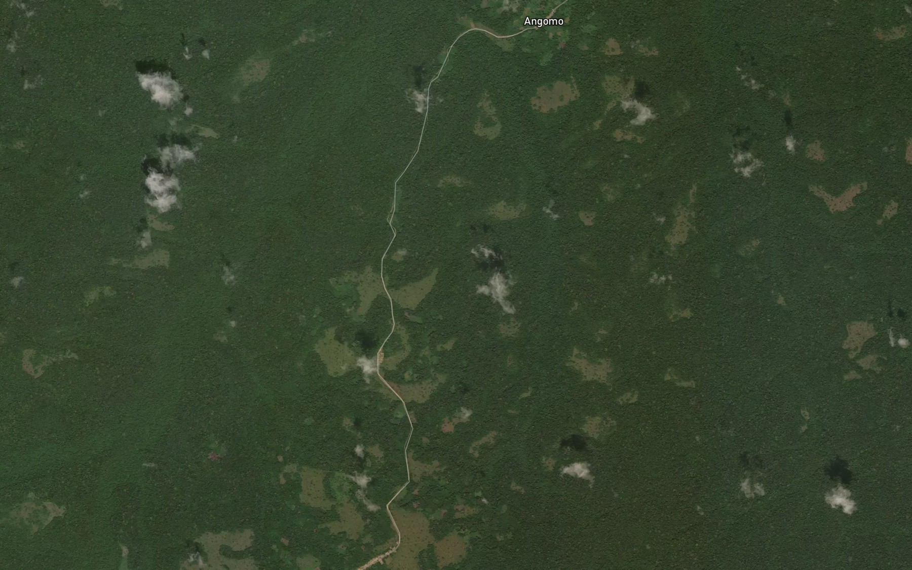 Satellite map of the Amboue