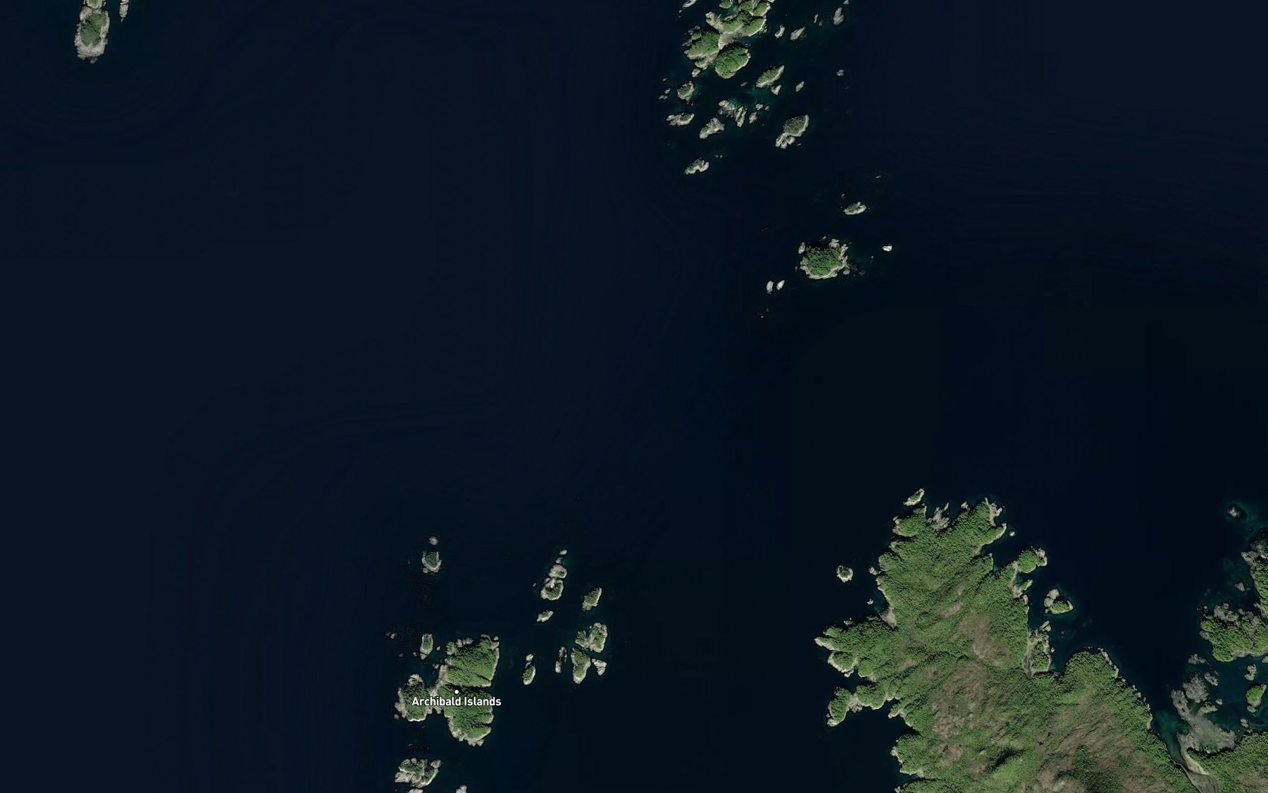 Satellite map of the Bell Passage