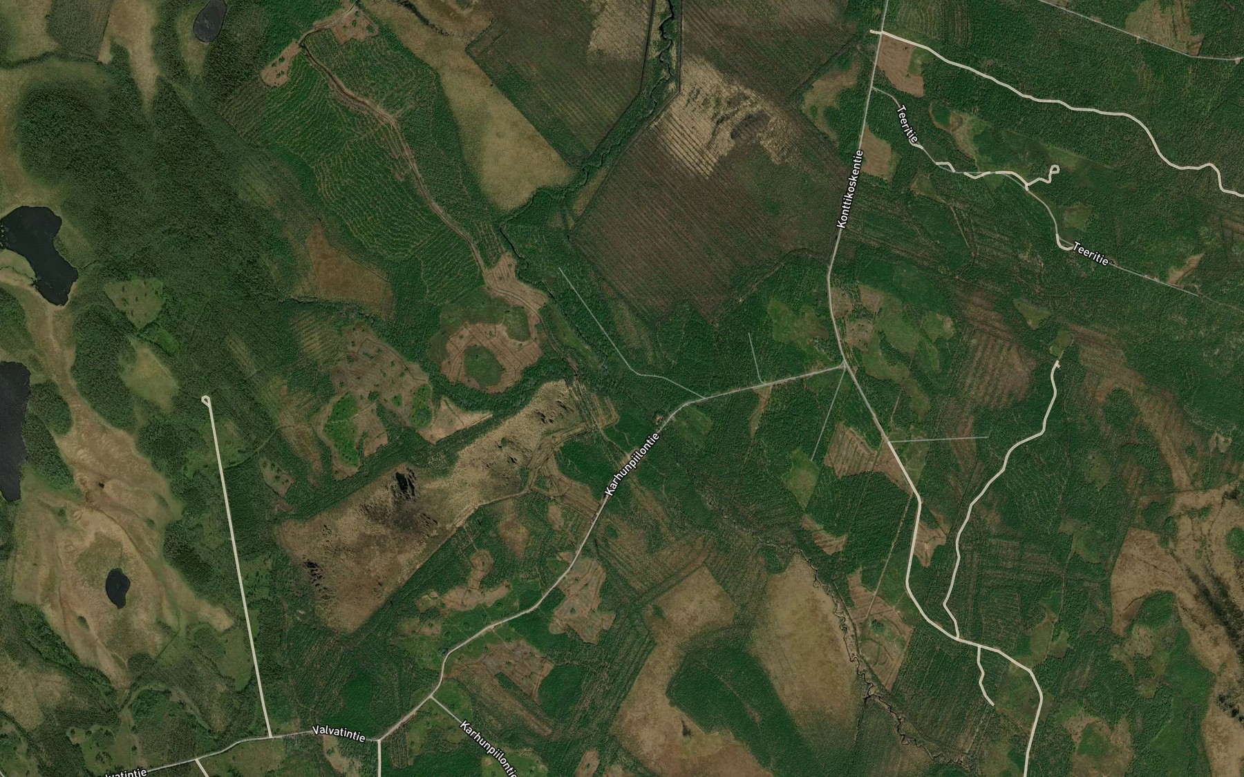 Satellite map of the Salmipuro