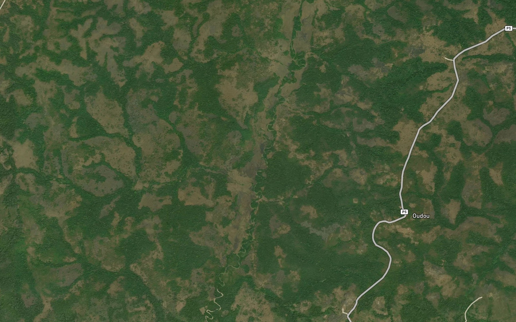 Satellite map of the Tardoung