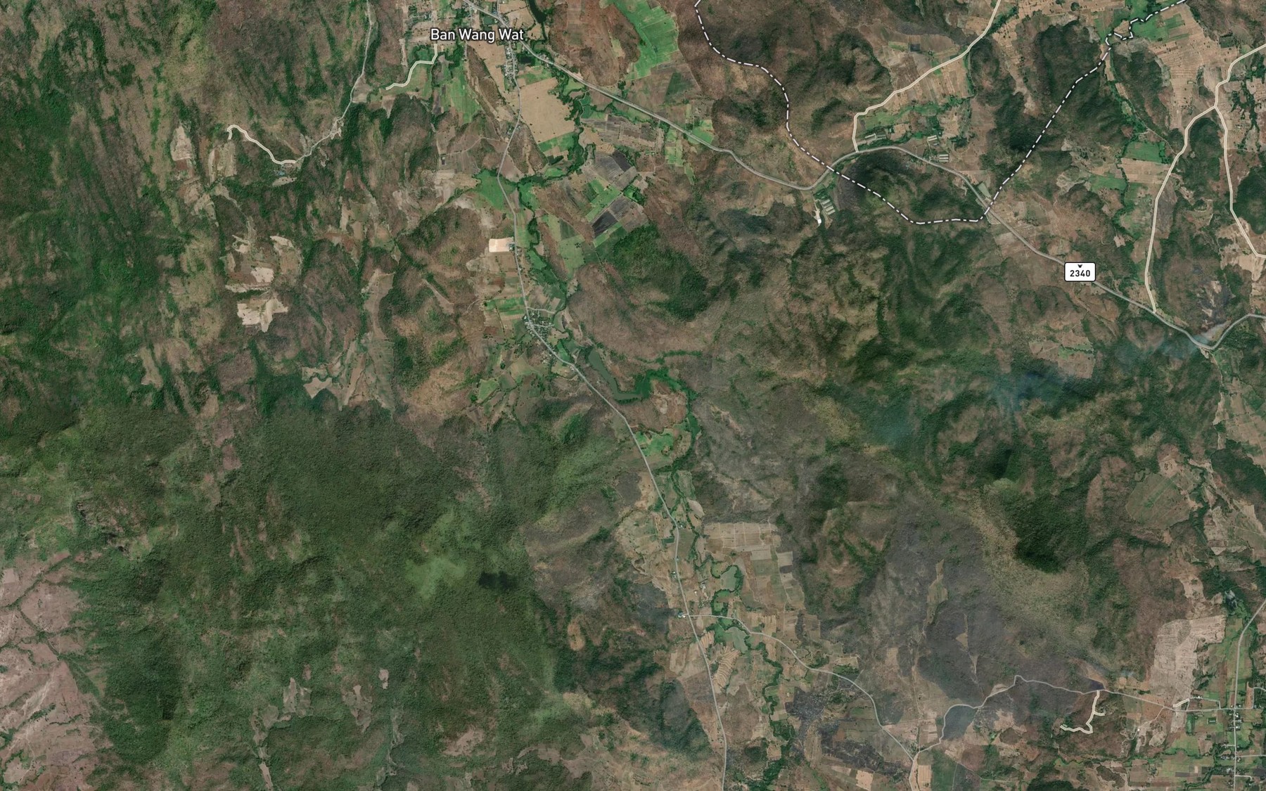 Satellite map of the Ang Kep Nam Ban Wang Manora