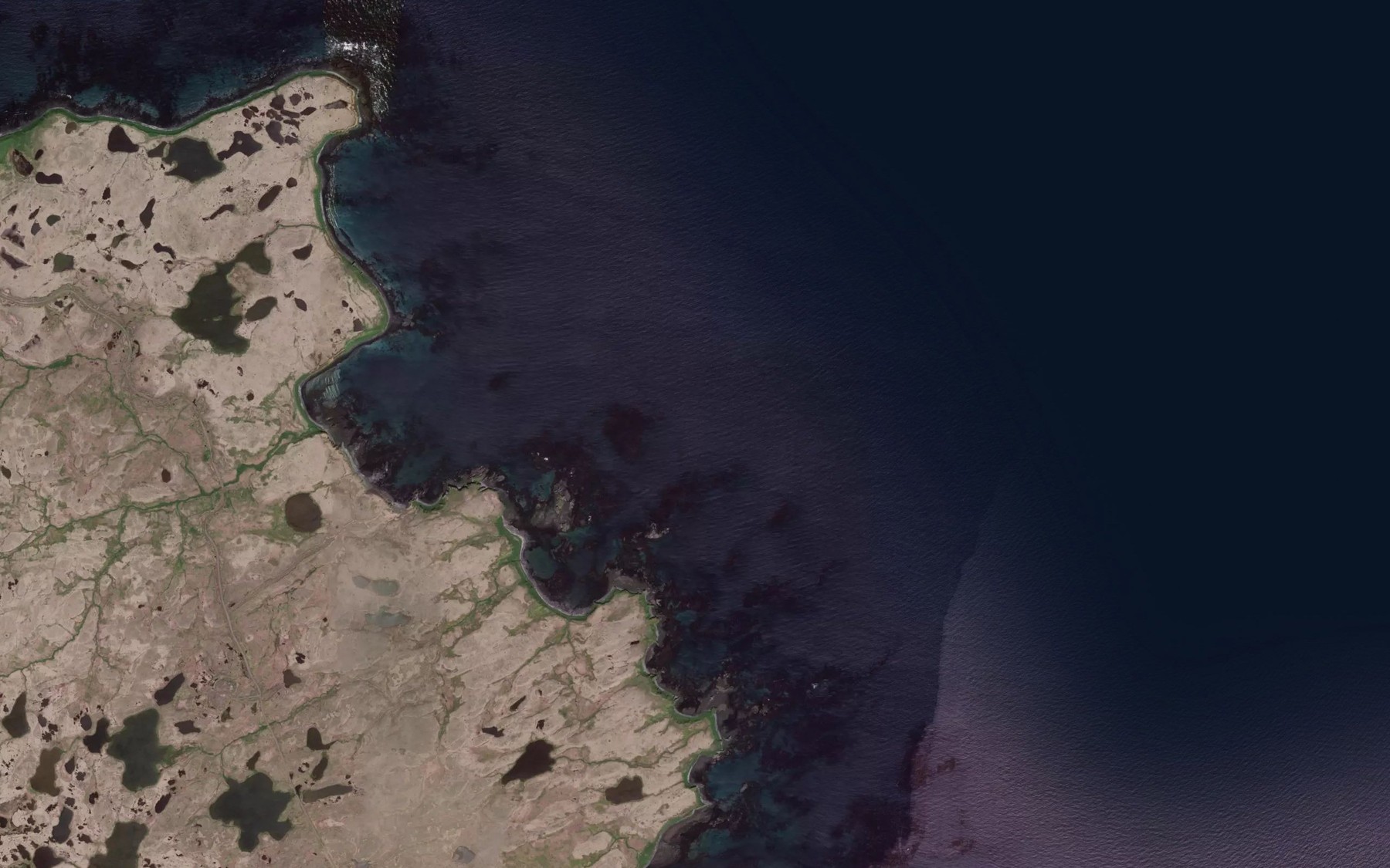 Satellite map of the Cyril Cove