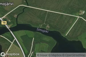 Satellite map of the Majavajoki